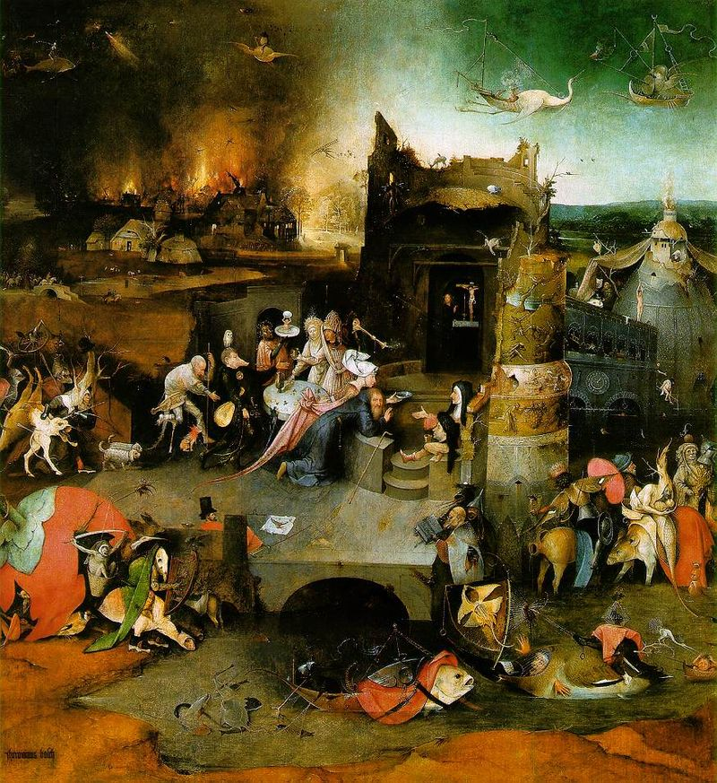 Reply to the post “The demonic rampage of Hieronymus Bosch” - Suffering middle ages, Humor, Allegory, Hieronymus Bosch, Picture with text, Hidden meaning, Reply to post, Longpost