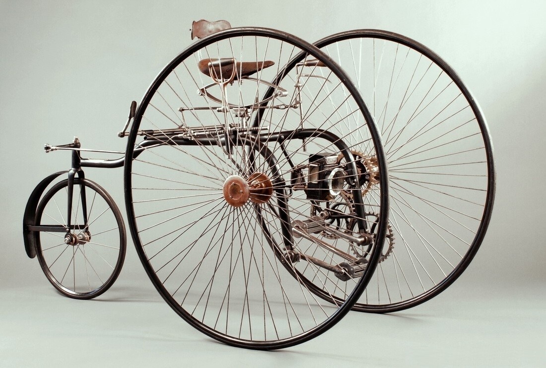 Bicycle (tricycle) 1888 - A bike, Unusual, Technologies, Rarity, Inventions, Longpost