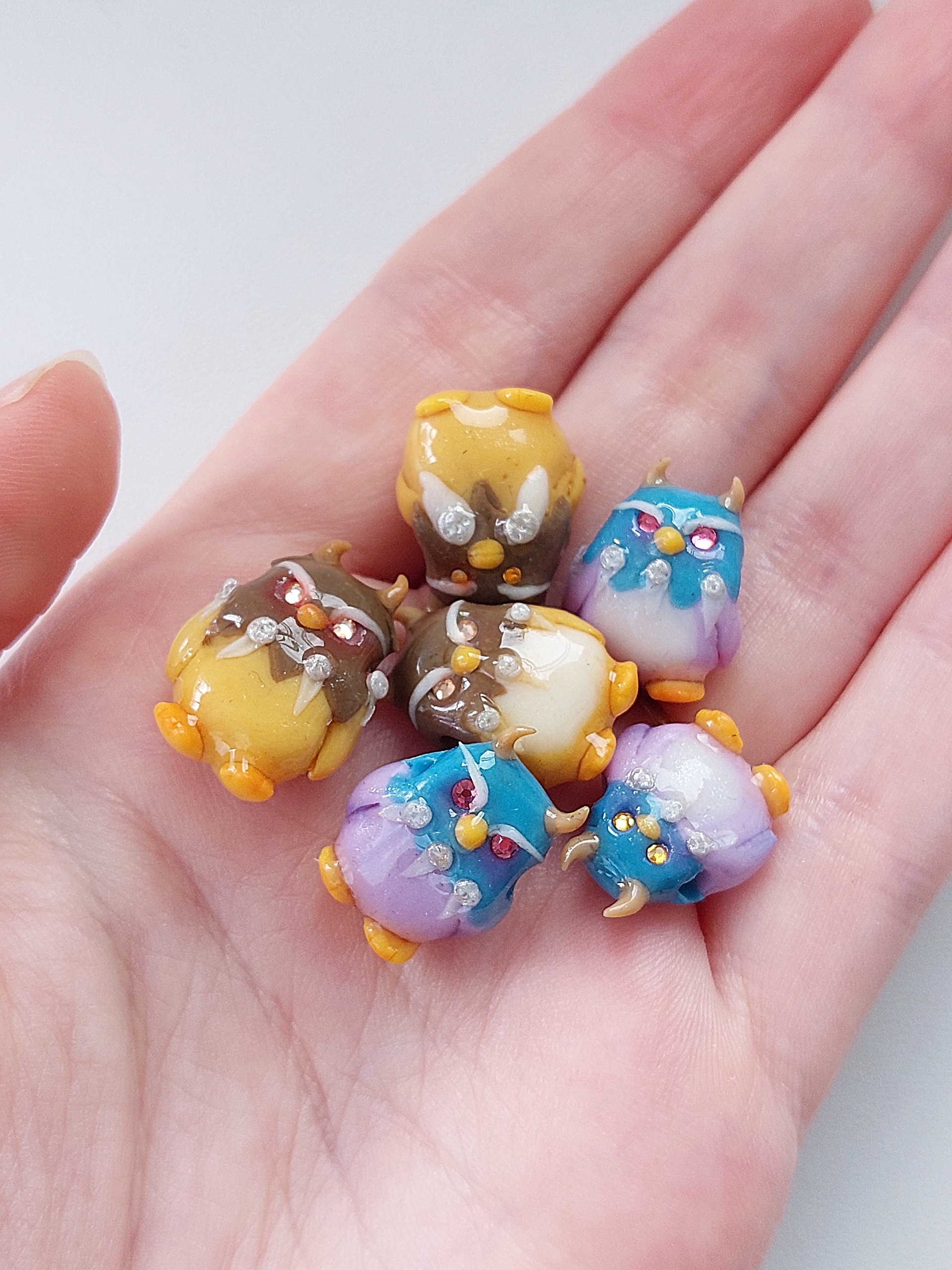 Bracelets with owls - My, Handmade, Polymer clay, Лепка, Friday tag is mine, World of warcraft, Needlework without process, Beads, A bracelet, Longpost