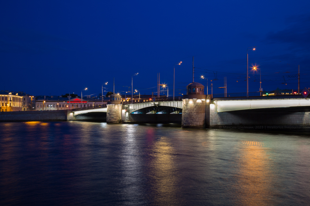 Raising the Tuchkov Bridge in St. Petersburg - My, Saint Petersburg, Bridge, Longpost