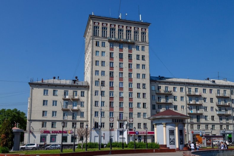 The history of the failed Stalinist high-rise building in Stalinsk and what happened to it - My, Local history, Travel across Russia, Architecture, Stalinist architecture, Stalinskaya high-rise, Kemerovo region - Kuzbass, Novokuznetsk, Building, The photo, Longpost