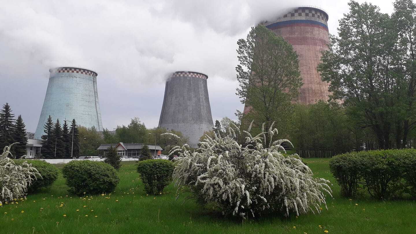 Nature and cooling towers - My, The photo, Nature, CHP, Camping, The nature of Russia