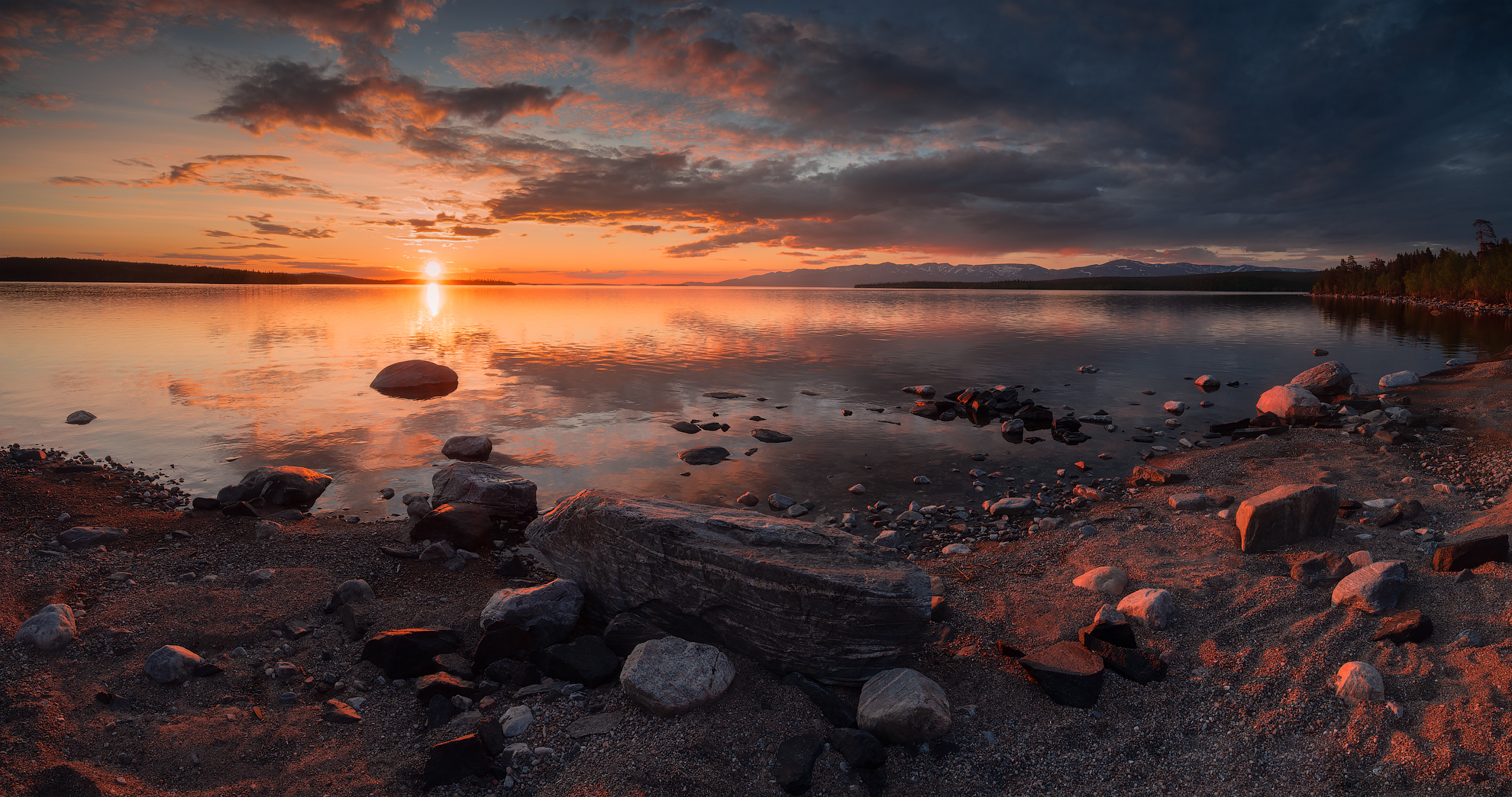 Khibiny on a polar day - My, Khibiny, Kola Peninsula, Polar day, Kirovsk, Images, Longpost