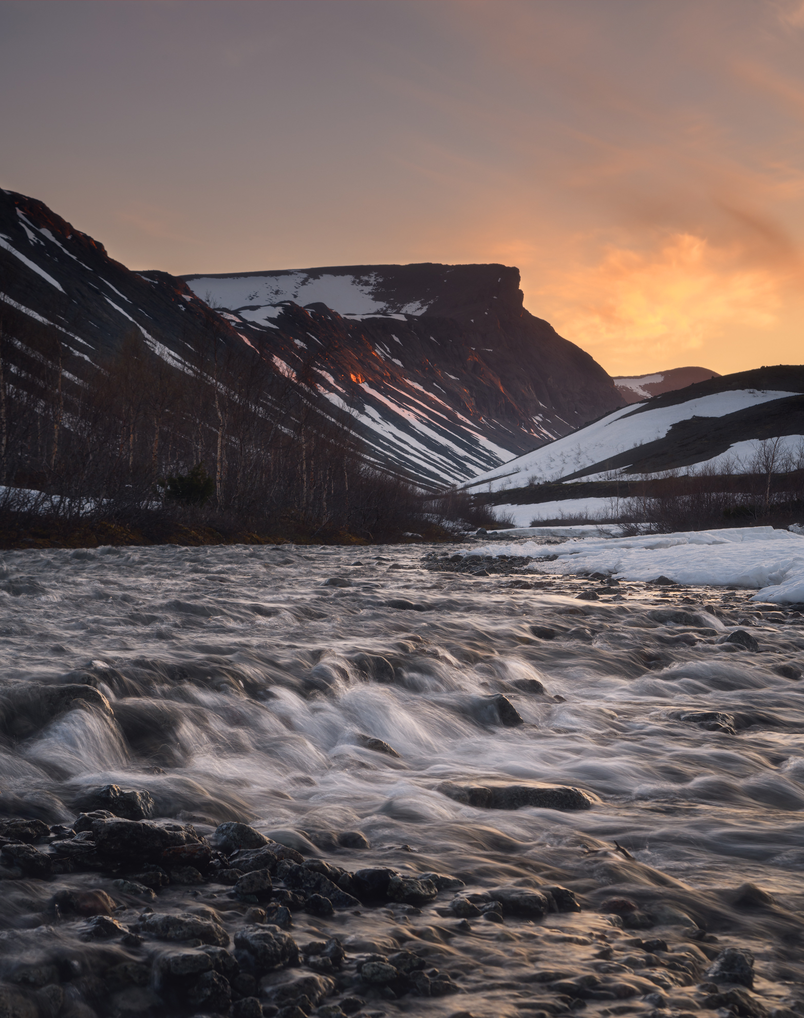 Khibiny on a polar day - My, Khibiny, Kola Peninsula, Polar day, Kirovsk, Images, Longpost