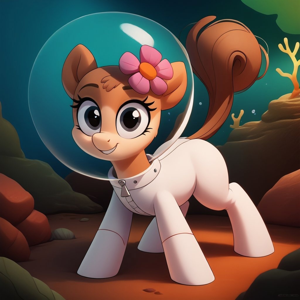 Sandy - My, Neural network art, Pony, Ponification, My little pony, Longpost