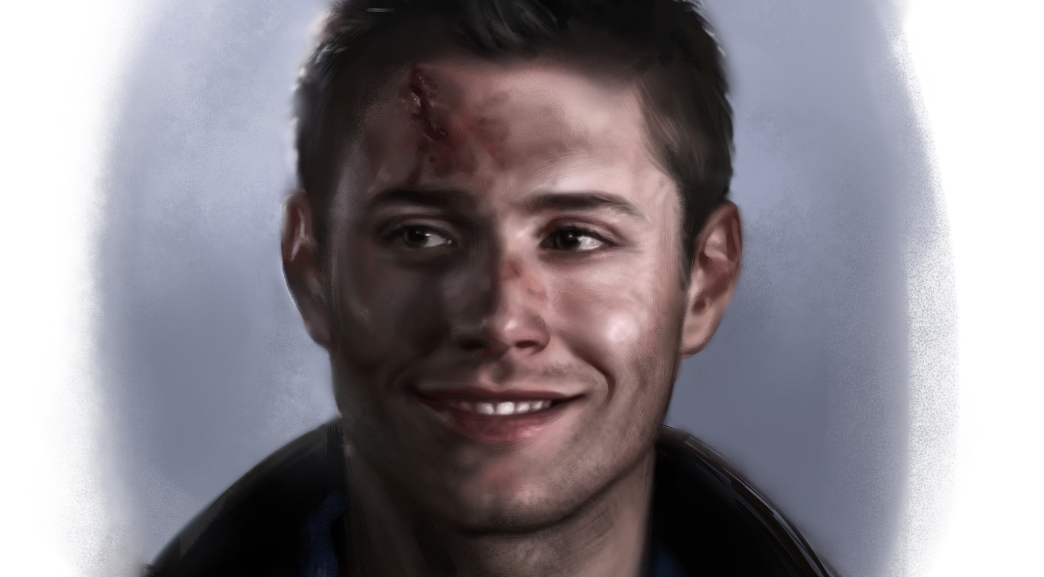 I draw female crush No. 1 - My, Characters (edit), Drawing, Painting, Art, Supernatural, Illustrations, Jensen Ackles, Art, Digital drawing, Portrait, Digital, Computer graphics, Serials, Video, Youtube, Longpost