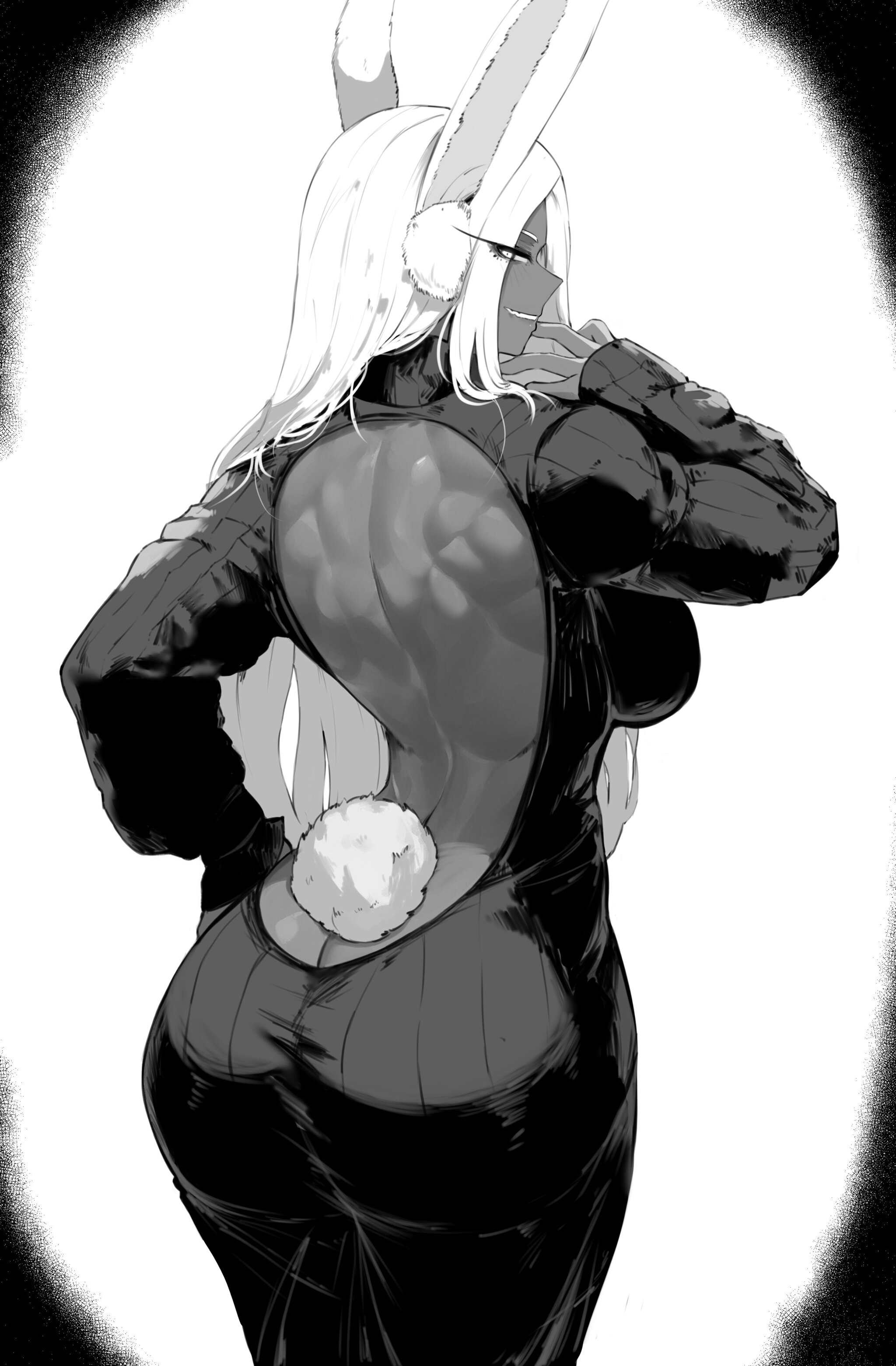 Miruko - Zovokia (Masoq), Арт, Аниме, Anime Art, Boku no Hero Academia, Miruko, Muscleart, Animal Ears, Хвост