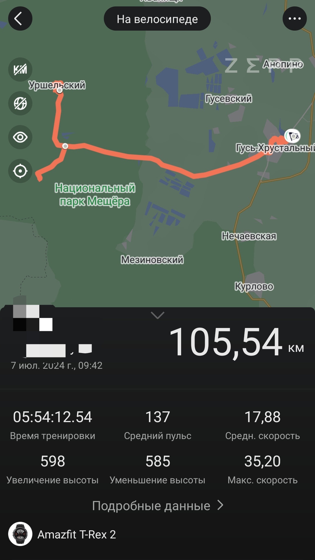 105km ride. Goose - Khrustalny - Urschelsky - My, Bike ride, Bike trip, Longpost