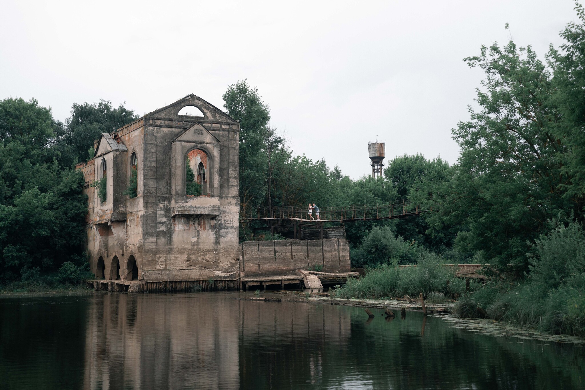 Abandoned Petrovskaya hydroelectric power station - My, sights, Abandoned, Ivanovo region, Ivanovo, Ruin, Hydroelectric power station, Petrovsky, Travels, Longpost