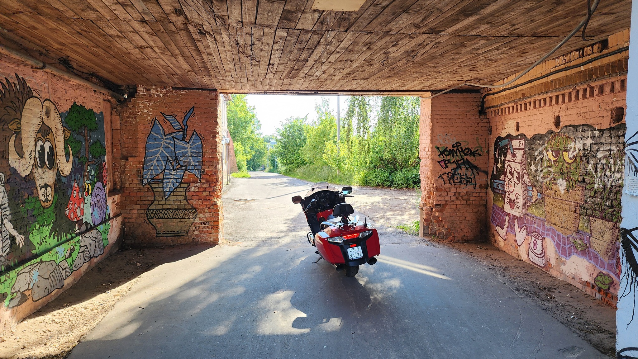 Three steps from the house - Gzhel - My, Moto, 3stephouse, Motorcyclists, Museum, Gzhel, Lake, Career, Longpost