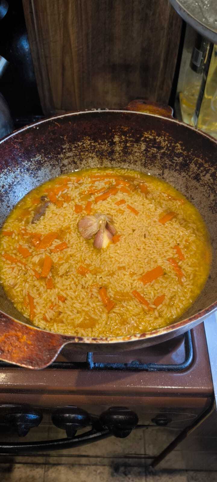 Delicious, hot, my!!! Pilaf that I want to talk about!!! - My, Pilaf, Cooking, Men's cooking, Recipe, Mat, Longpost