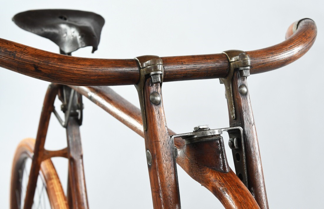 Bicycle (wooden) 1896 - A bike, Unusual, Cyclist, Inventions, Rarity, Tree, Longpost