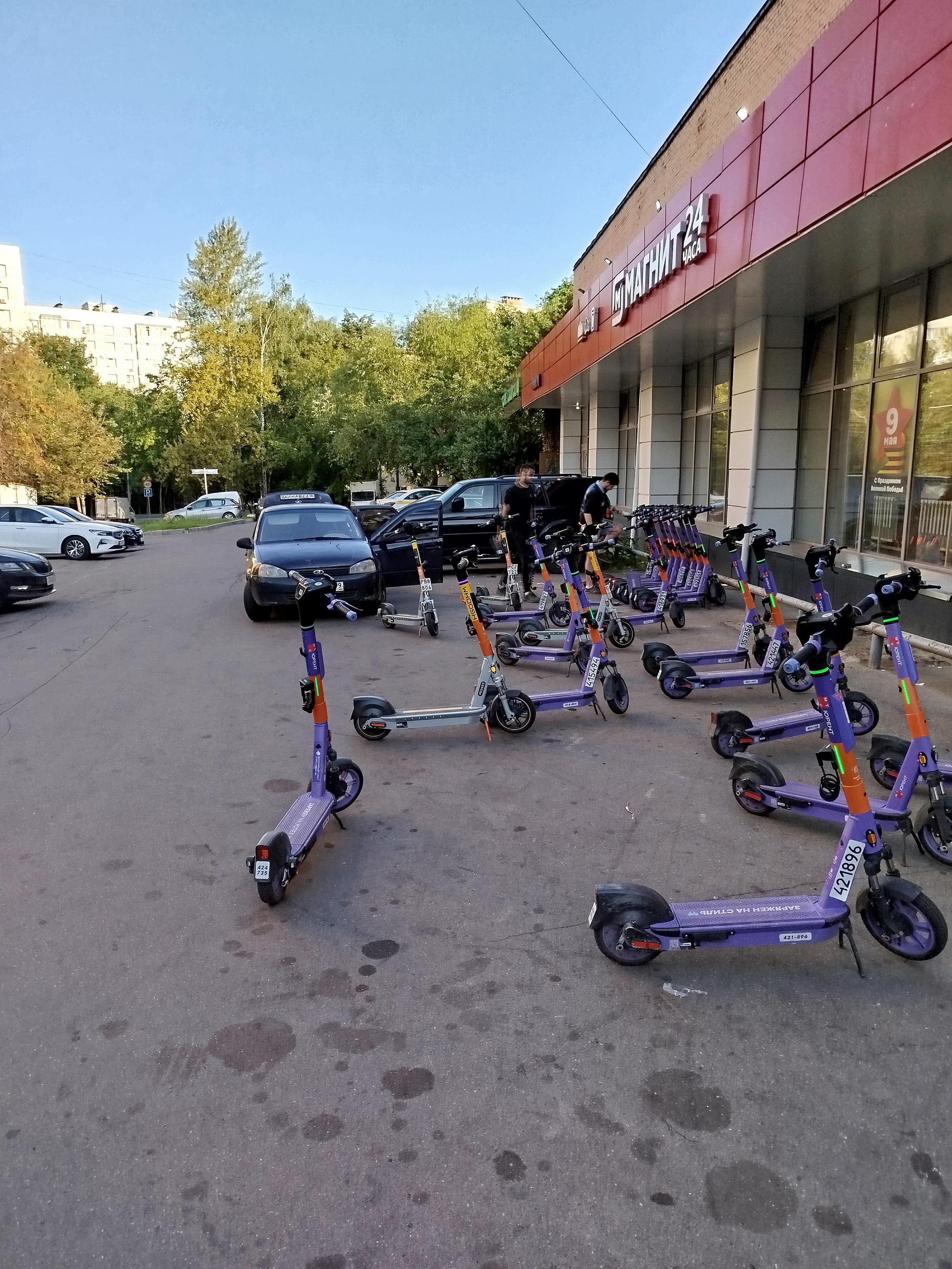 Scooter apocalypse. How much is possible? - My, Kick scooter, Parking, Longpost