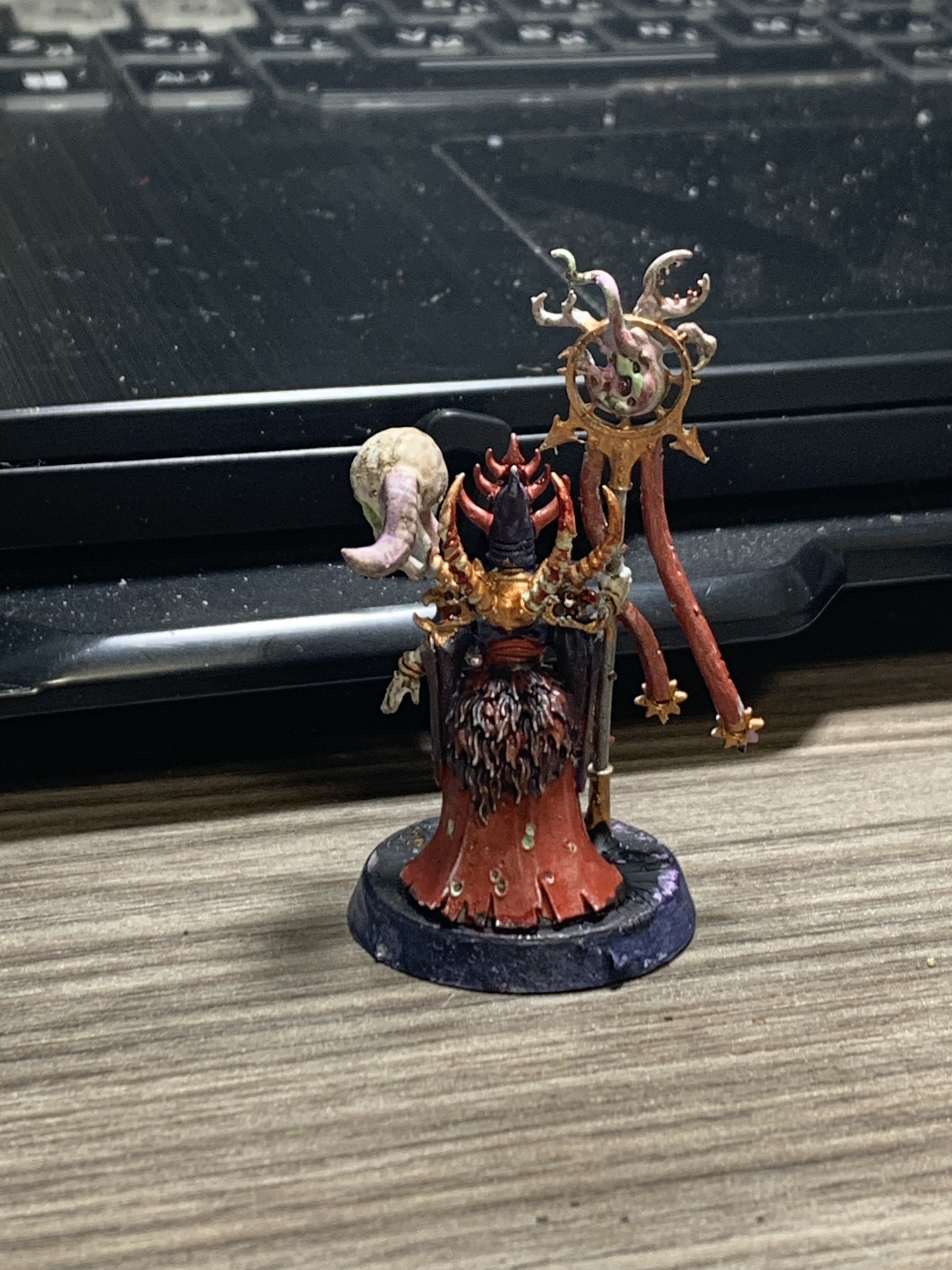 Paint the Chaos Cult in the style of the Joker - My, Warhammer 40k, Kill Team, Warhammer, Chaos cultists, Chaos daemons, Chaos, Mat, Longpost