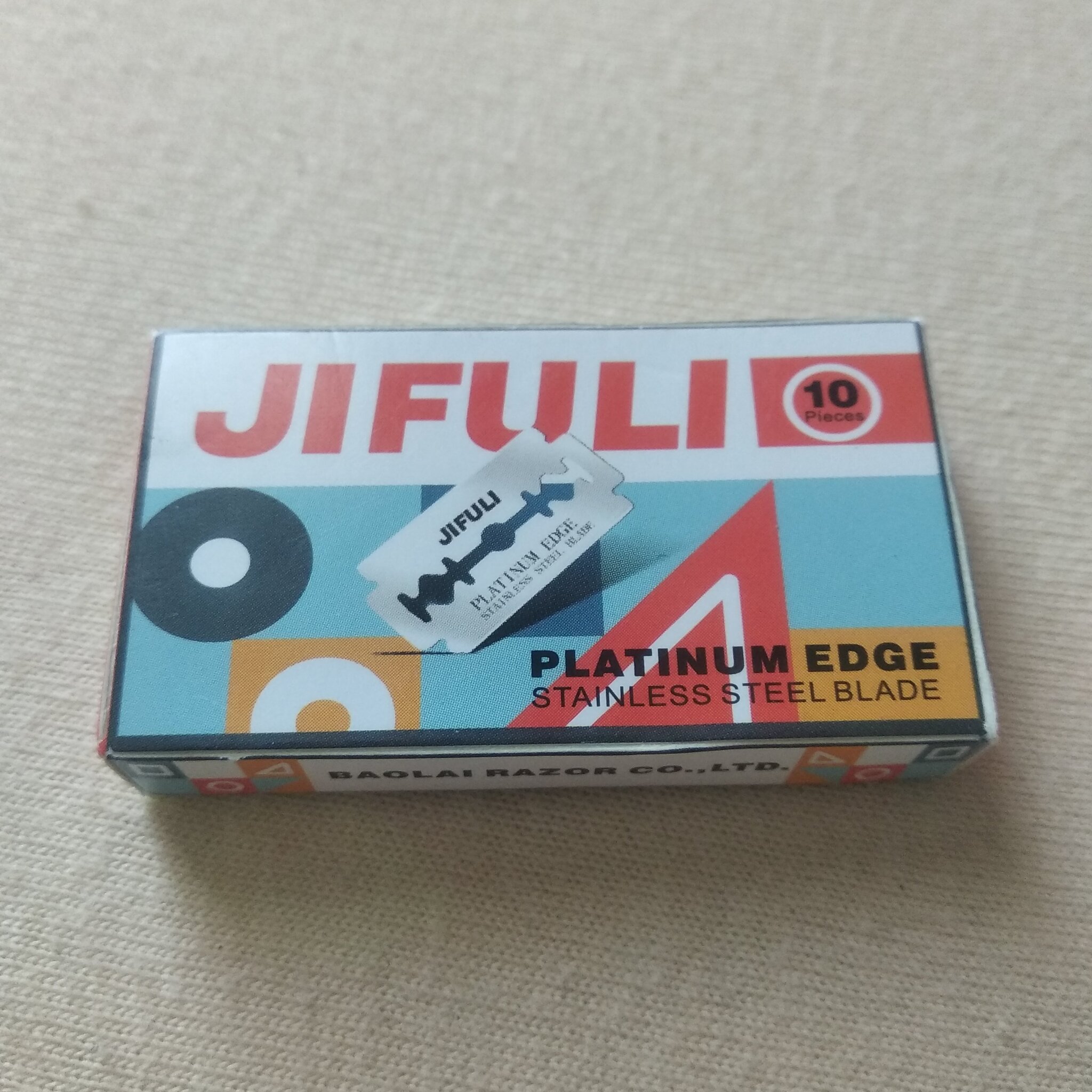 Лезвия для бритья JIFULI Platinum Edge - Бритье, Лезвие, Китайские товары, Вкб, Классическое бритьё, Длиннопост