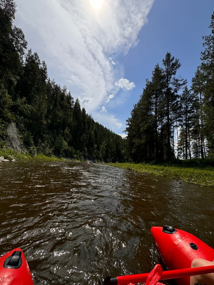 4-day rafting or wonderful adventures. Test of the inflatable kayak Khatanga Weekend-2 and disorders from the manufacturer of inflatable boats INSER - My, Hike, River, Alloy, Kayak, Kayaking, Bashkortostan, Longpost, River rafting