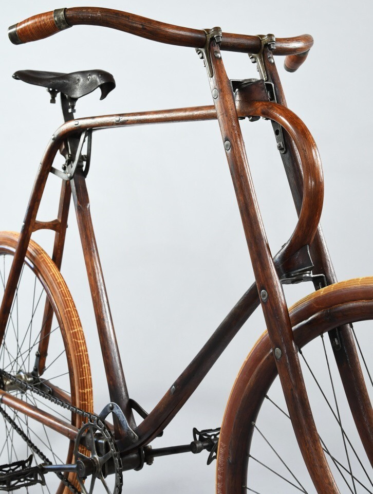 Bicycle (wooden) 1896 - A bike, Unusual, Cyclist, Inventions, Rarity, Tree, Longpost