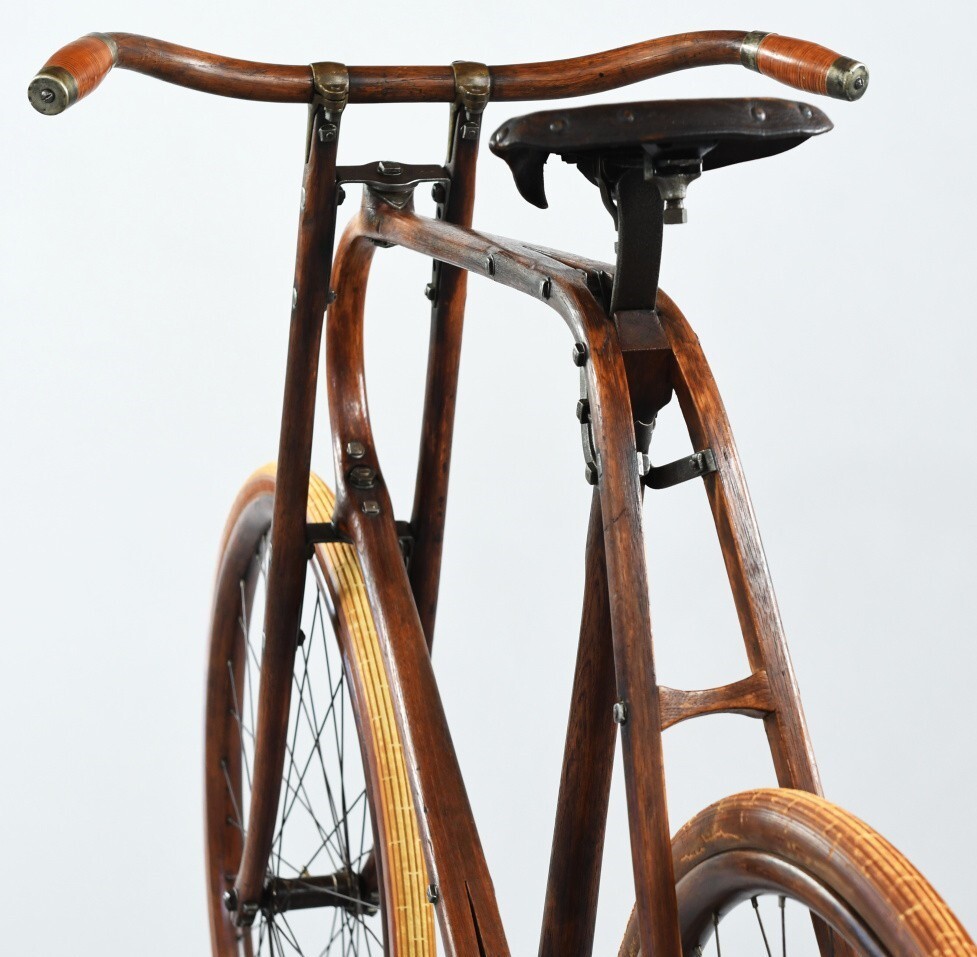 Bicycle (wooden) 1896 - A bike, Unusual, Cyclist, Inventions, Rarity, Tree, Longpost