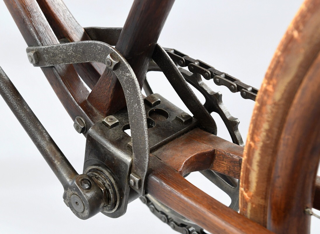 Bicycle (wooden) 1896 - A bike, Unusual, Cyclist, Inventions, Rarity, Tree, Longpost