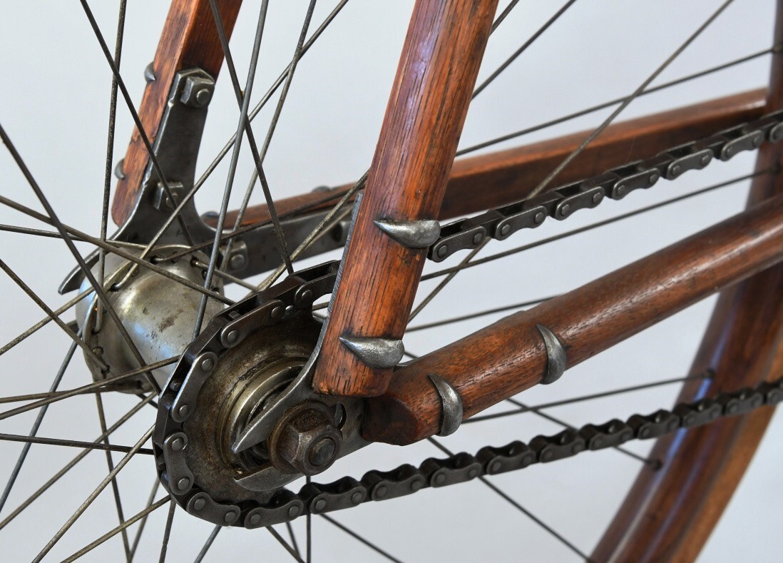 Bicycle (wooden) 1896 - A bike, Unusual, Cyclist, Inventions, Rarity, Tree, Longpost