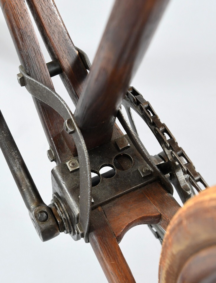 Bicycle (wooden) 1896 - A bike, Unusual, Cyclist, Inventions, Rarity, Tree, Longpost