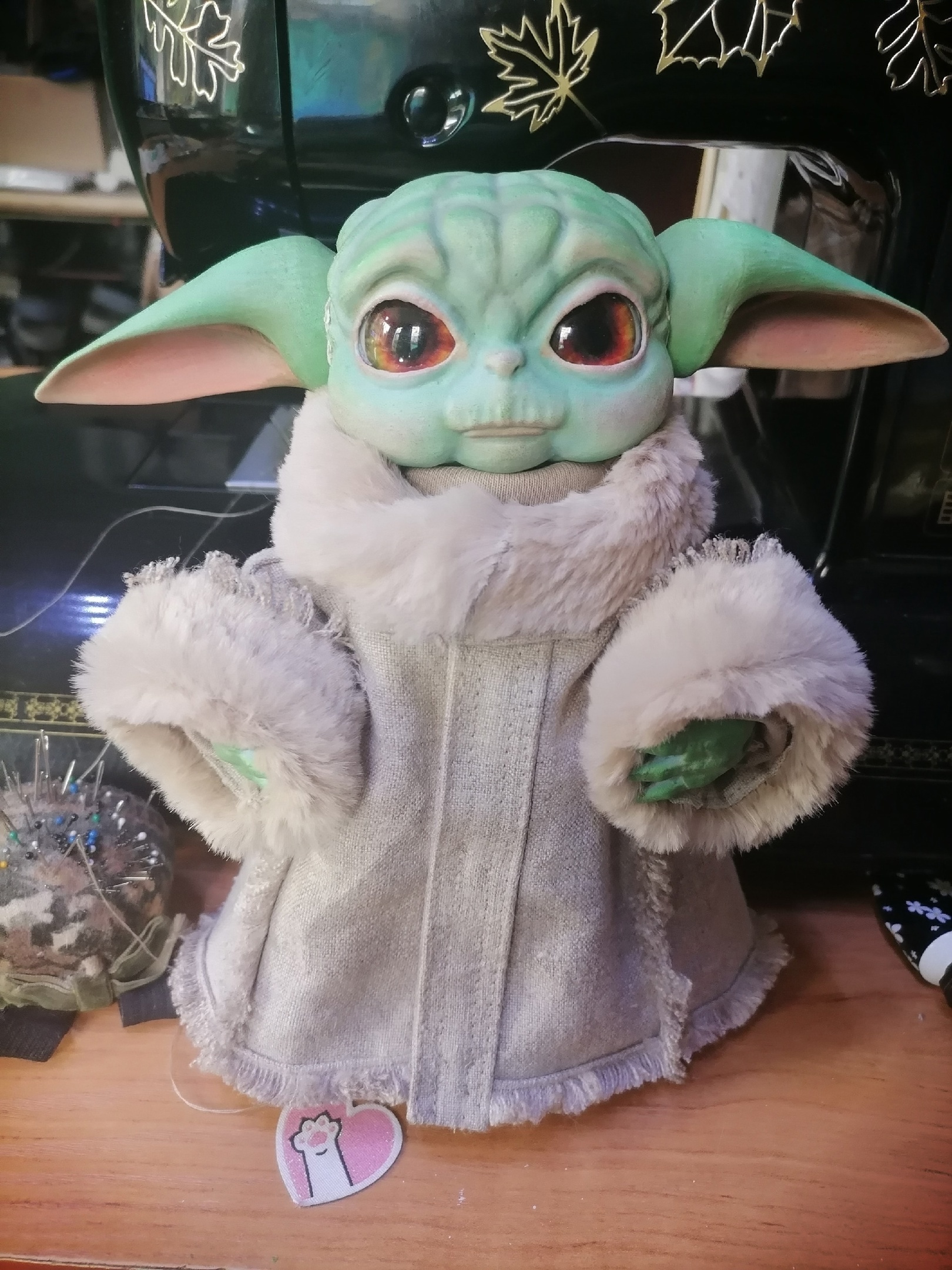 Friends of the Master - Furry, Anime, Fantasy, Jointed doll, Mandalorian, Myths, Mythology, Legend, Epoxy resin, The dress, Clothes for dolls, Needlework, Master, Yoda, Satyr, Faun, VKontakte (link), Longpost, Needlework without process