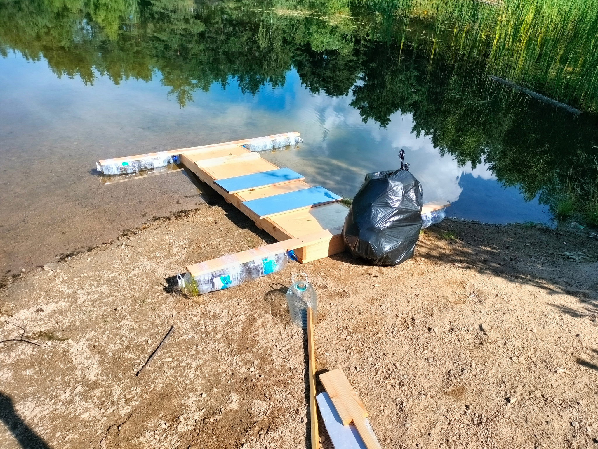 I made a raft to collect garbage from the water! - My, Garbage, Chistoman, Cleaning, Raft, Chelyabinsk, Longpost, The photo