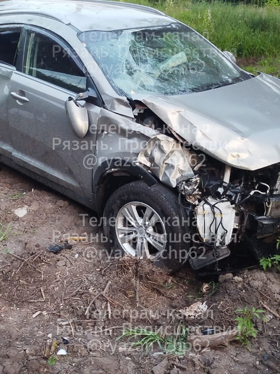 Departure from a bridge Kia Sportage - Road accident, Ryazan Oblast, Video VK, Video, Longpost