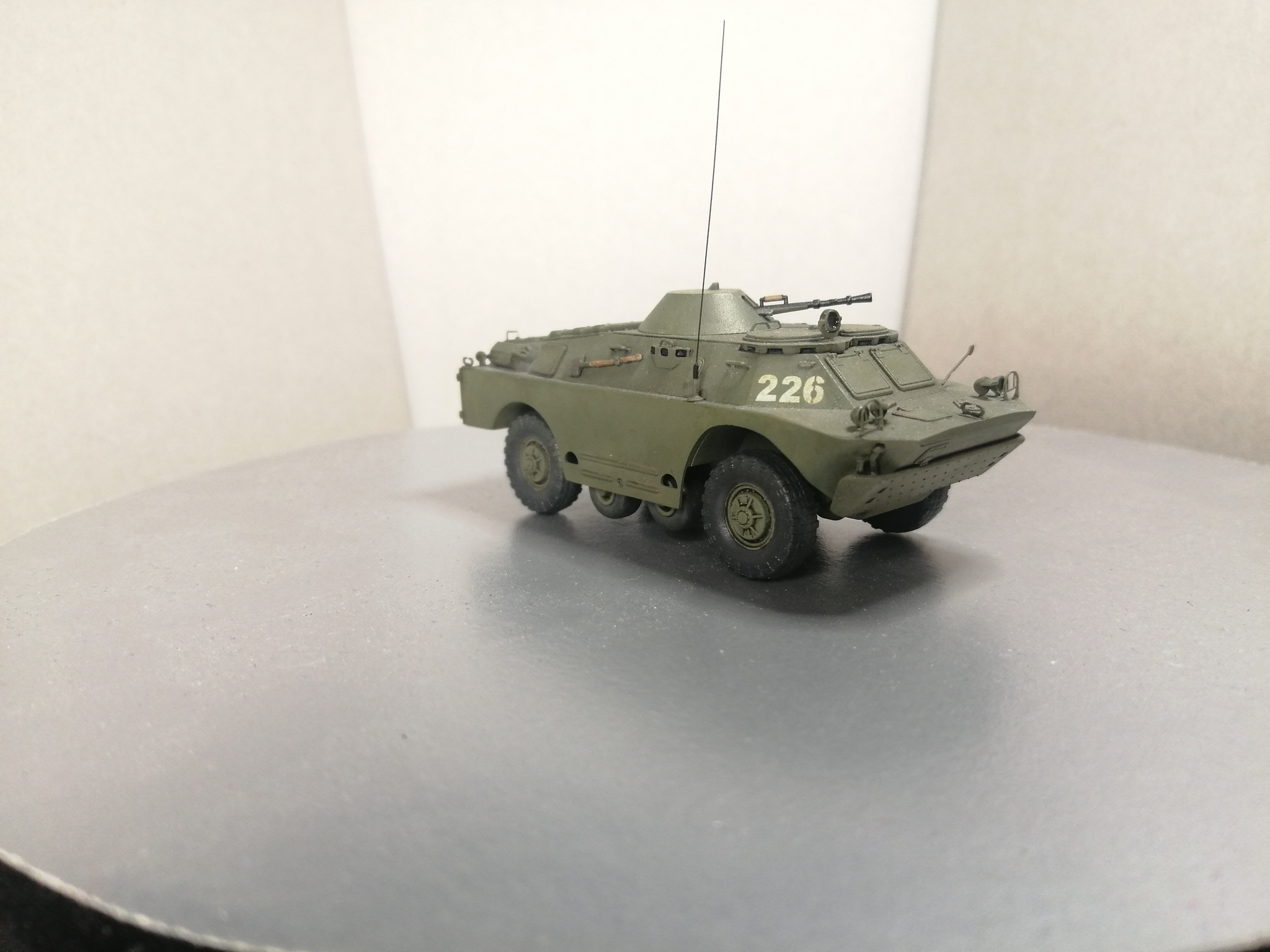 1/72 S-Model BRDM-2 - My, 1:72, Modeling, Scale model, Armored vehicles, Brdm-2, Longpost