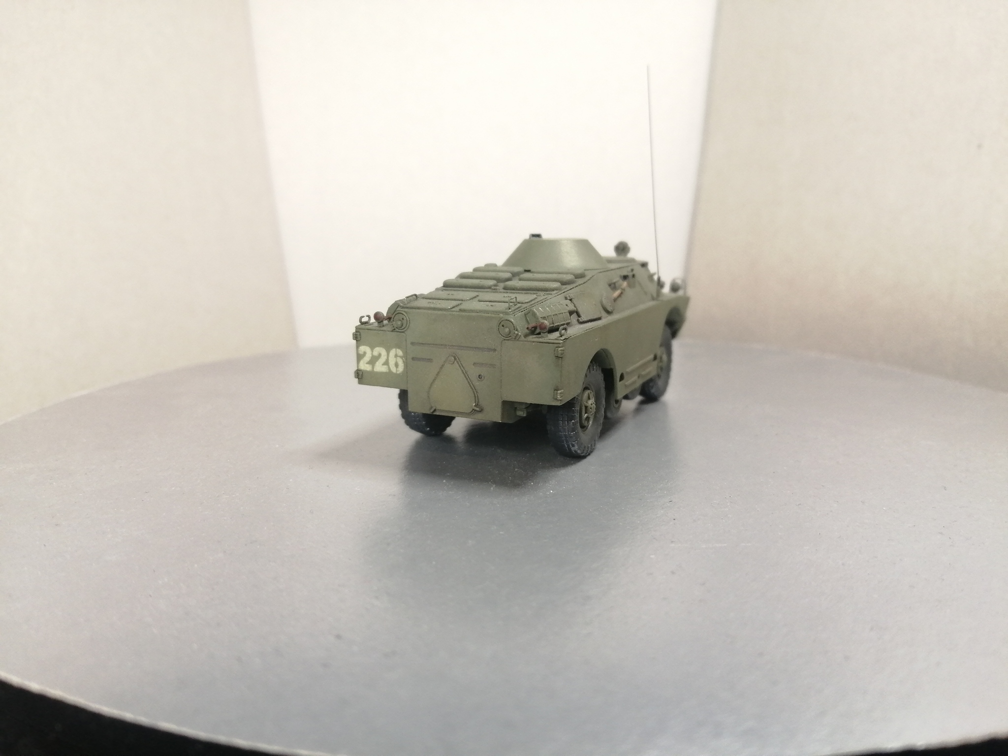 1/72 S-Model BRDM-2 - My, 1:72, Modeling, Scale model, Armored vehicles, Brdm-2, Longpost