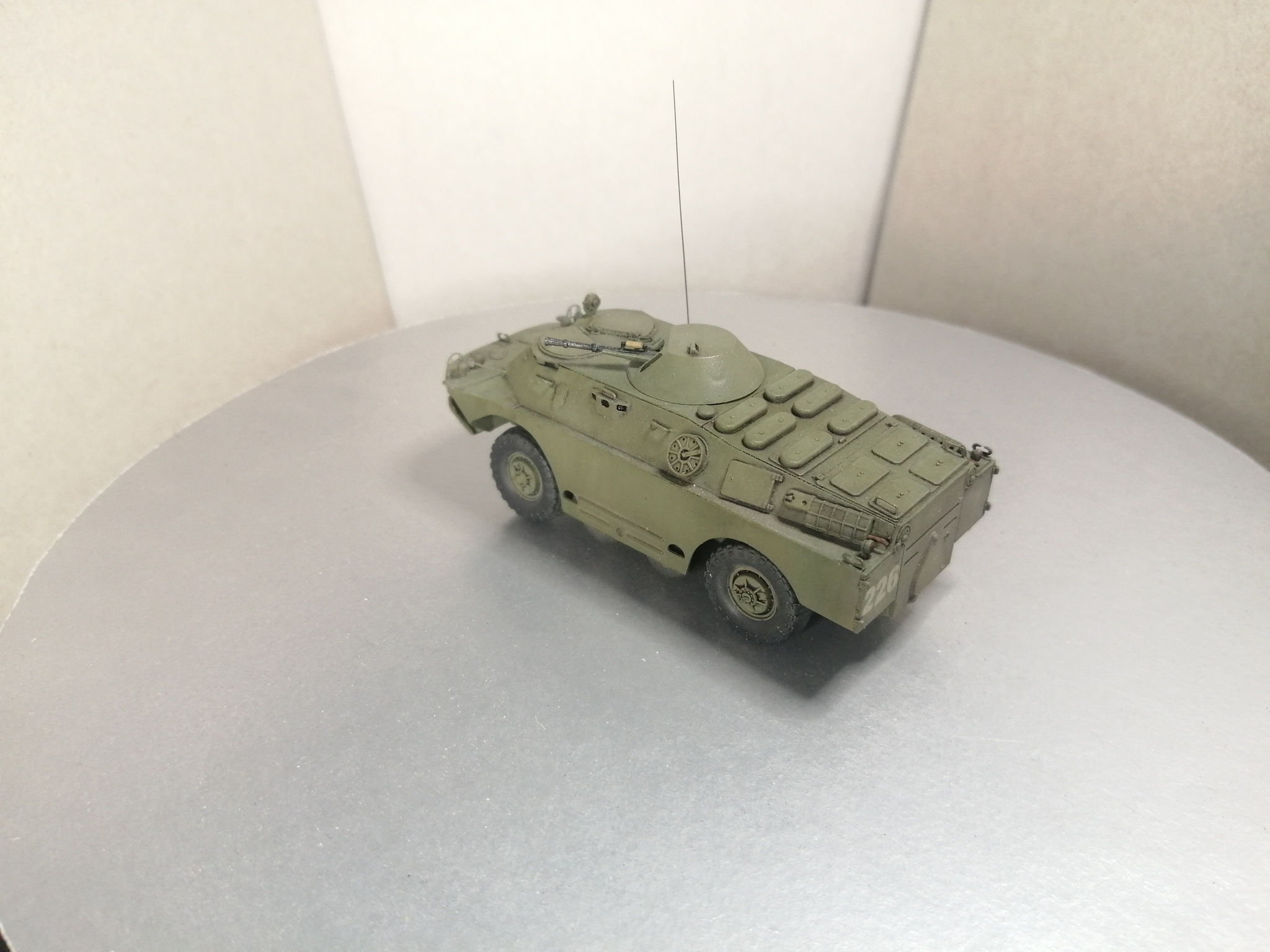 1/72 S-Model BRDM-2 - My, 1:72, Modeling, Scale model, Armored vehicles, Brdm-2, Longpost