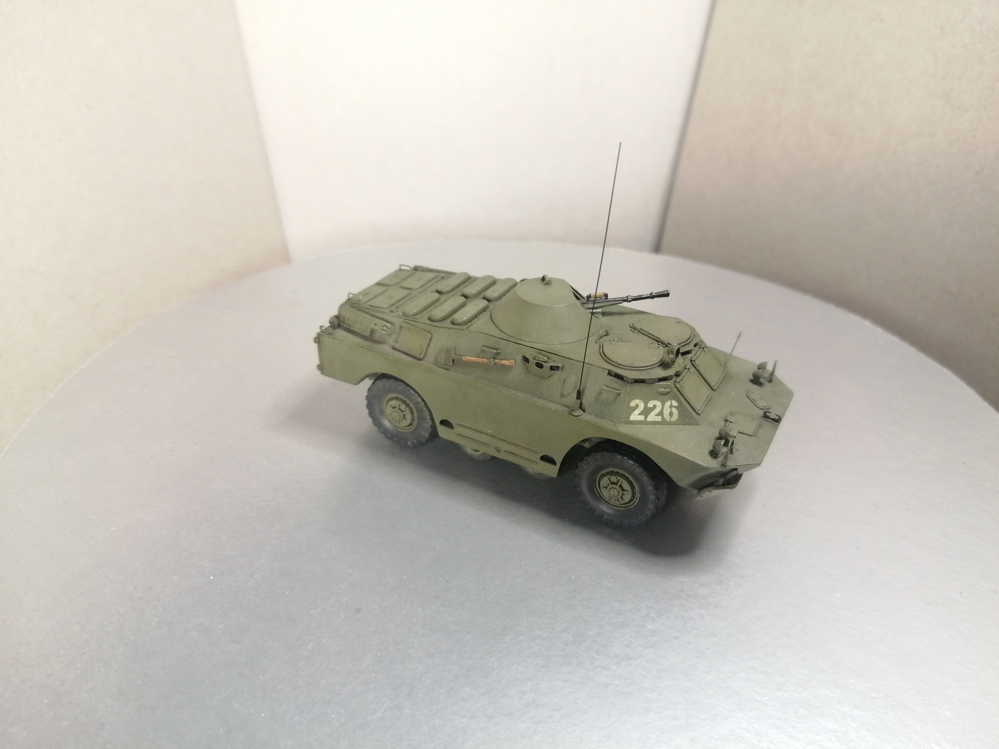 1/72 S-Model BRDM-2 - My, 1:72, Modeling, Scale model, Armored vehicles, Brdm-2, Longpost