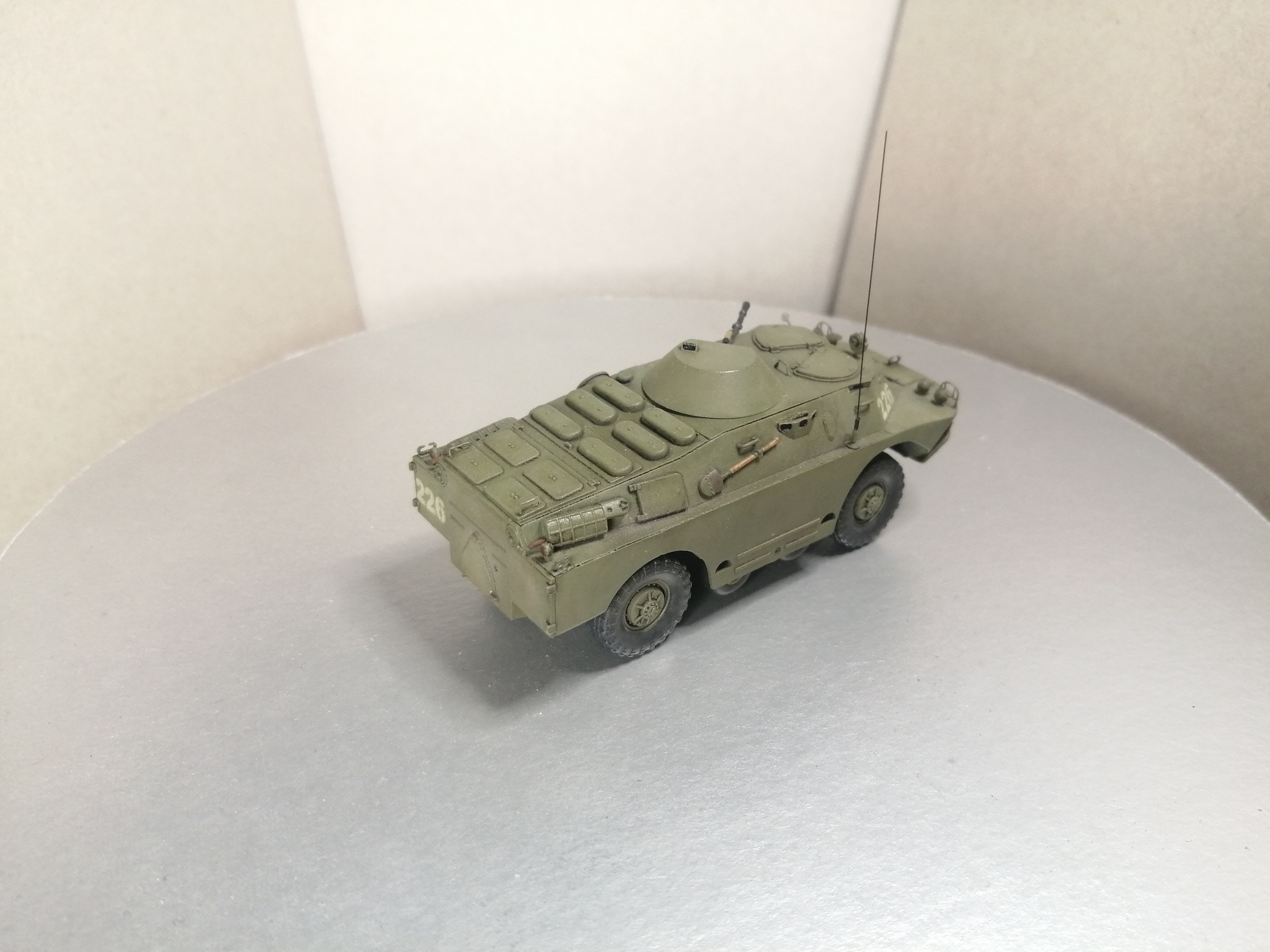 1/72 S-Model BRDM-2 - My, 1:72, Modeling, Scale model, Armored vehicles, Brdm-2, Longpost