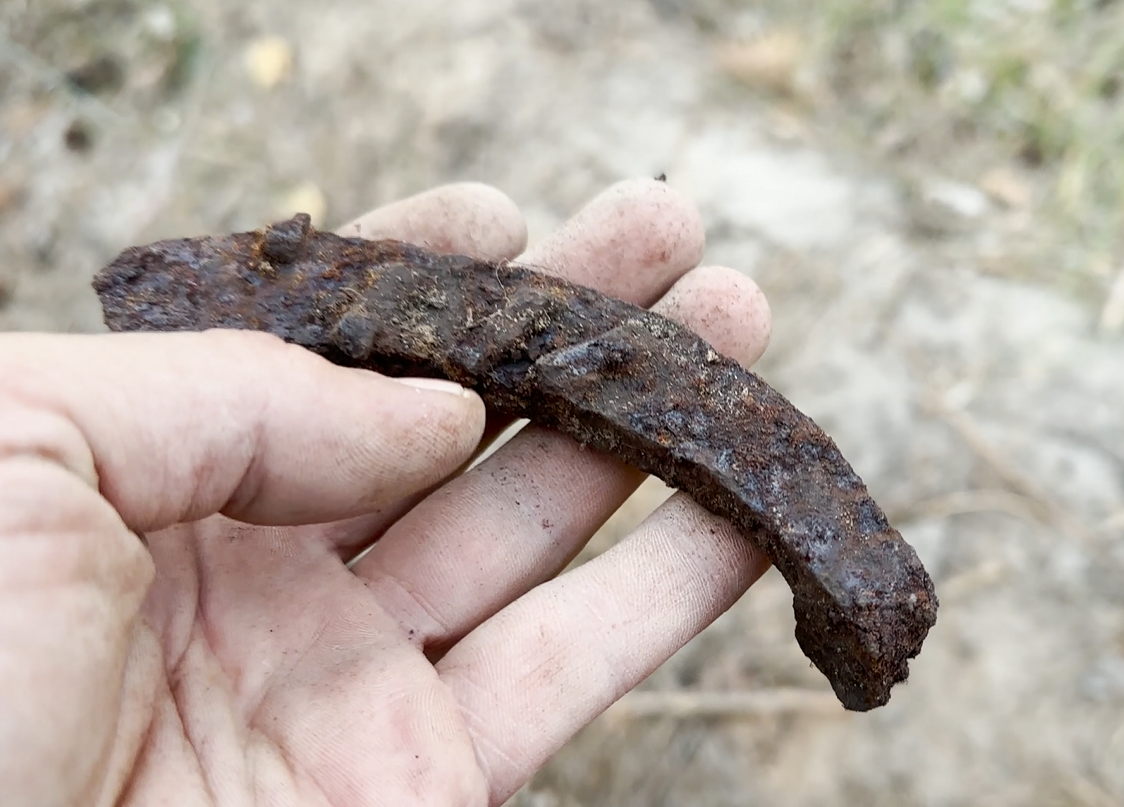 The forest was very pleased with its finds today - My, Find, Search, Forest, Longpost, Metal detector, The photo, Scrap metal