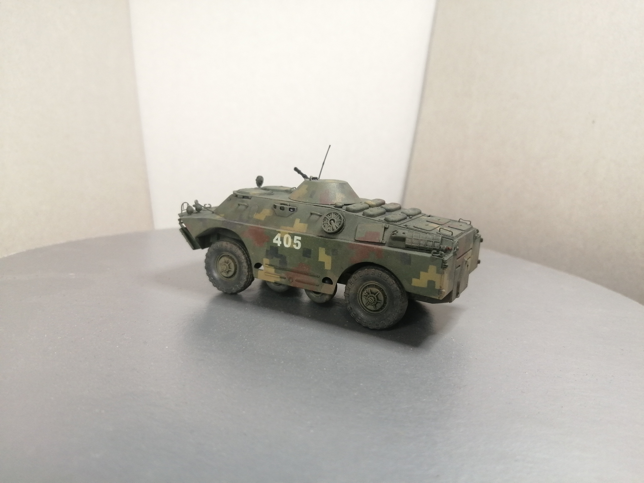 1/72 S-Model BRDM-2 - My, 1:72, Modeling, Scale model, Armored vehicles, Brdm-2, Longpost