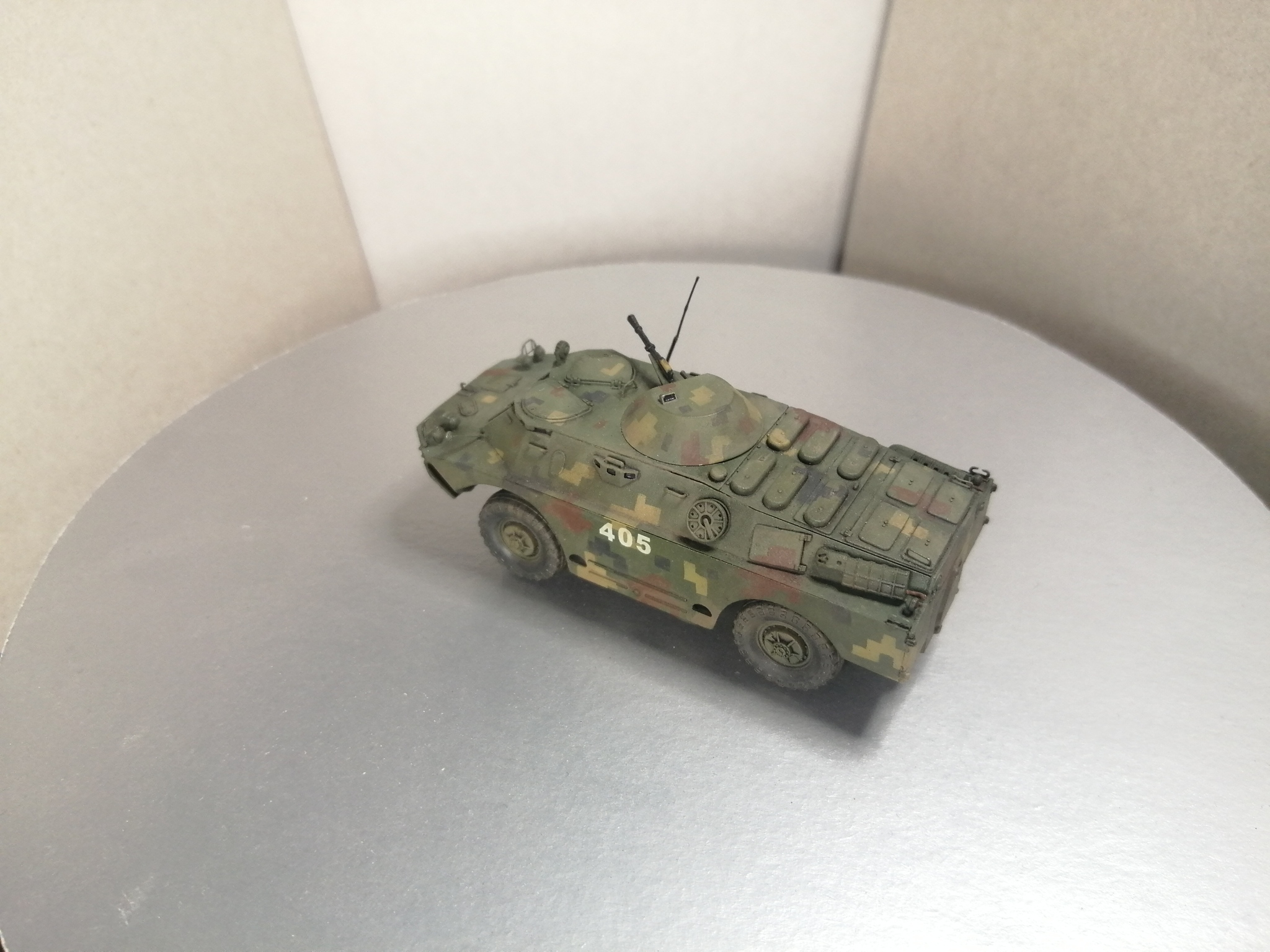 1/72 S-Model BRDM-2 - My, 1:72, Modeling, Scale model, Armored vehicles, Brdm-2, Longpost