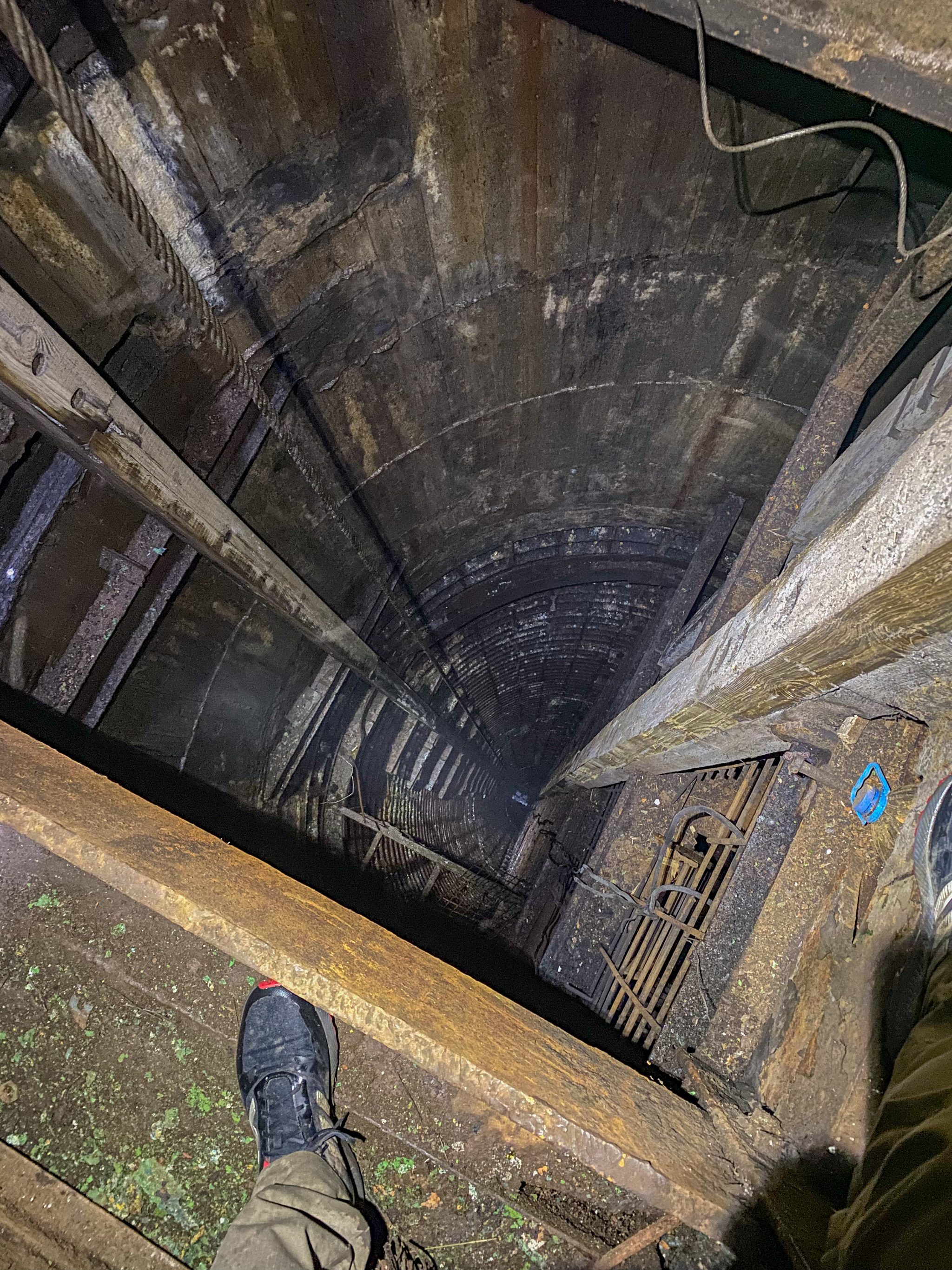 Abandoned granary at a depth of 125 meters - My, Abandoned, Urbanfact, Urbanphoto, Local history, Dungeon, Cities of Russia, Tunnel, Gallery, Longpost