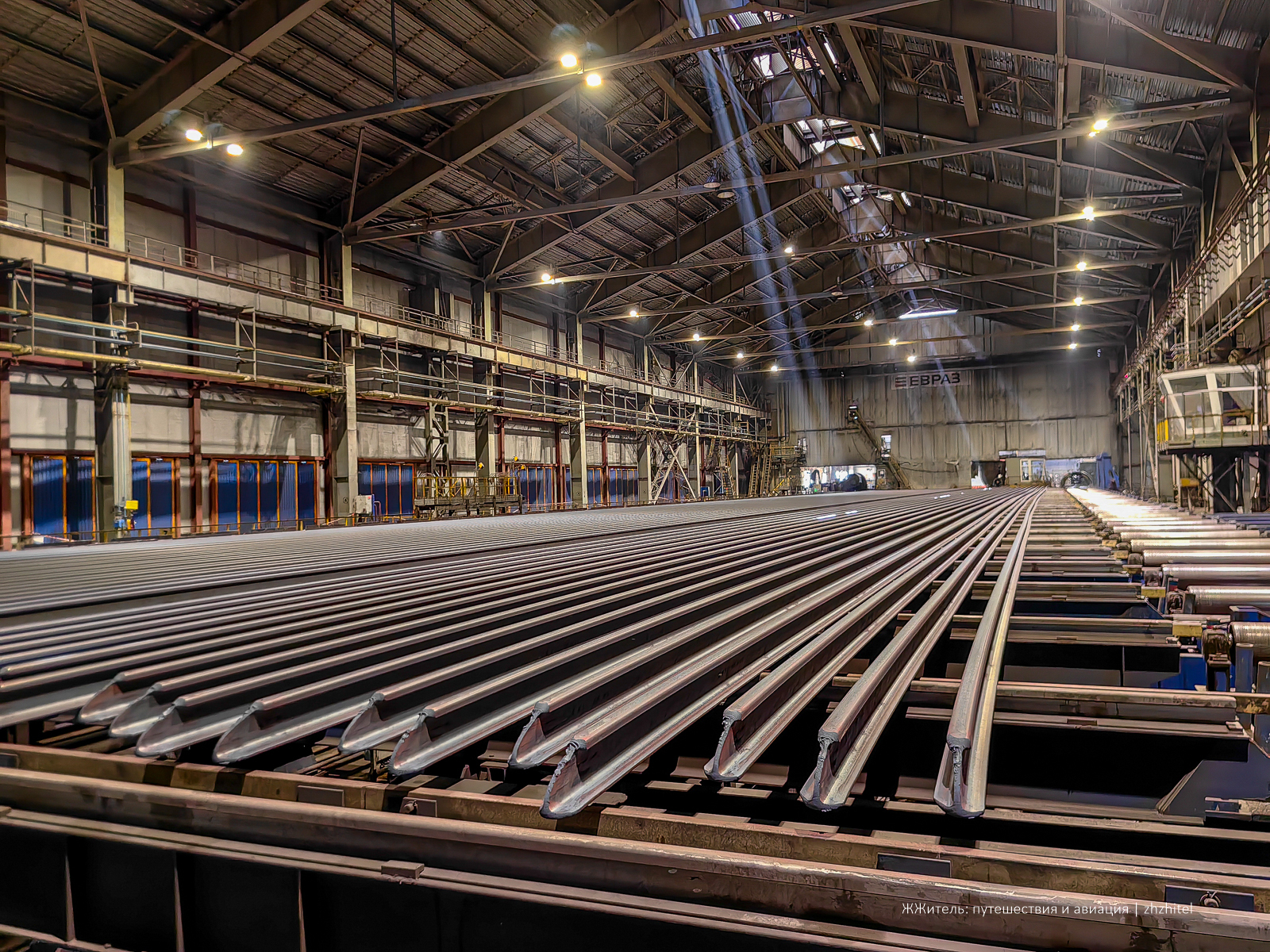 How they make 100-meter rails in Russia - My, Russian production, Kemerovo region - Kuzbass, Novokuznetsk, Metallurgy, Railway, Rails, The photo, Industry, How is it done, Production, Import substitution, Longpost