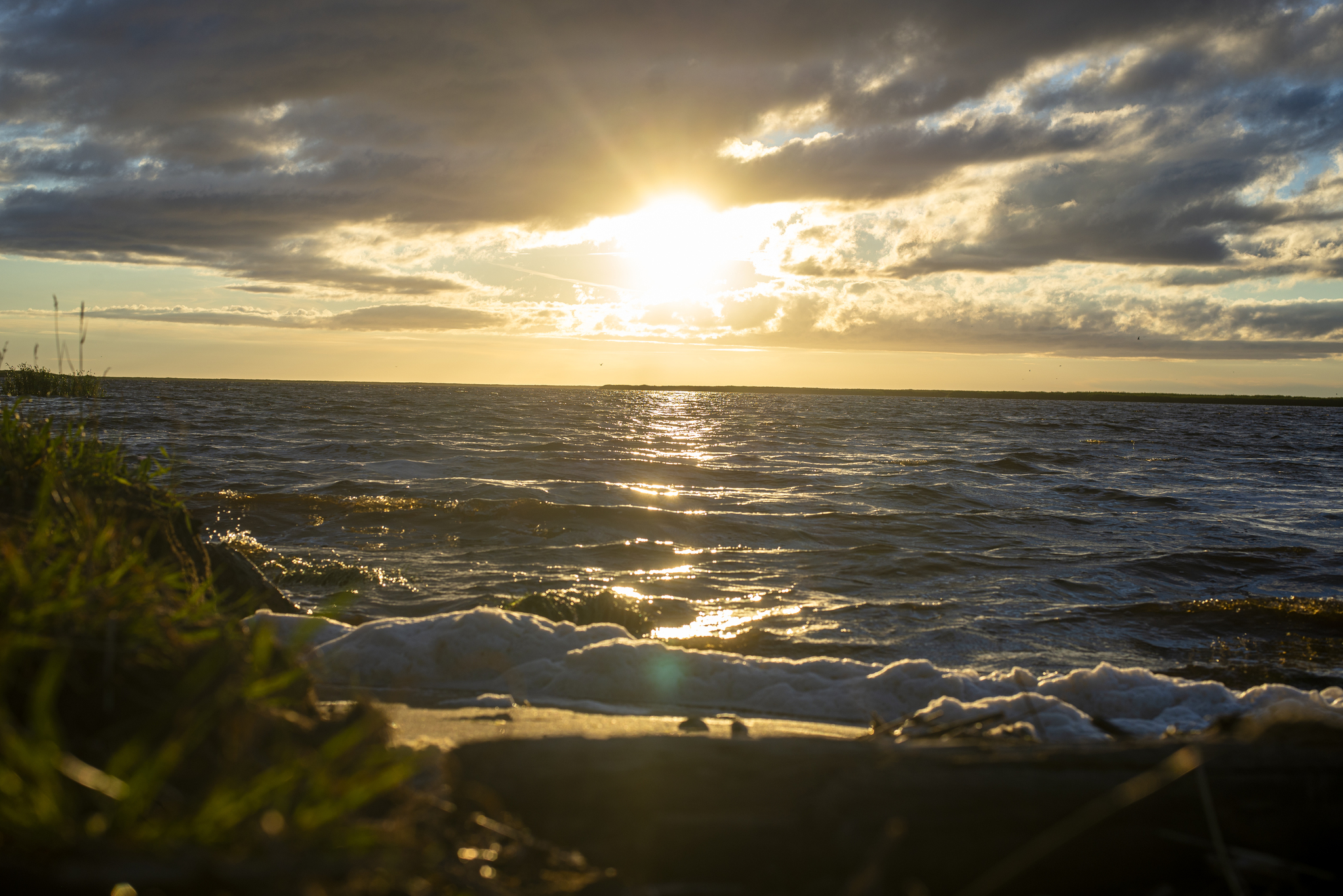 Northern, sunset - My, The photo, Landscape, The nature of Russia, White Sea, Sunset, Longpost