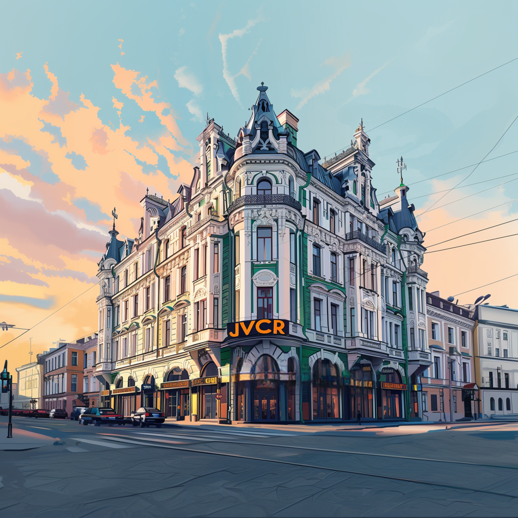 Omsk through the eyes of neural network 2 - My, Images, Illustrations, Town, Omsk, Neural network art, Нейронные сети, Digital, Midjourney, Art, Artificial Intelligence