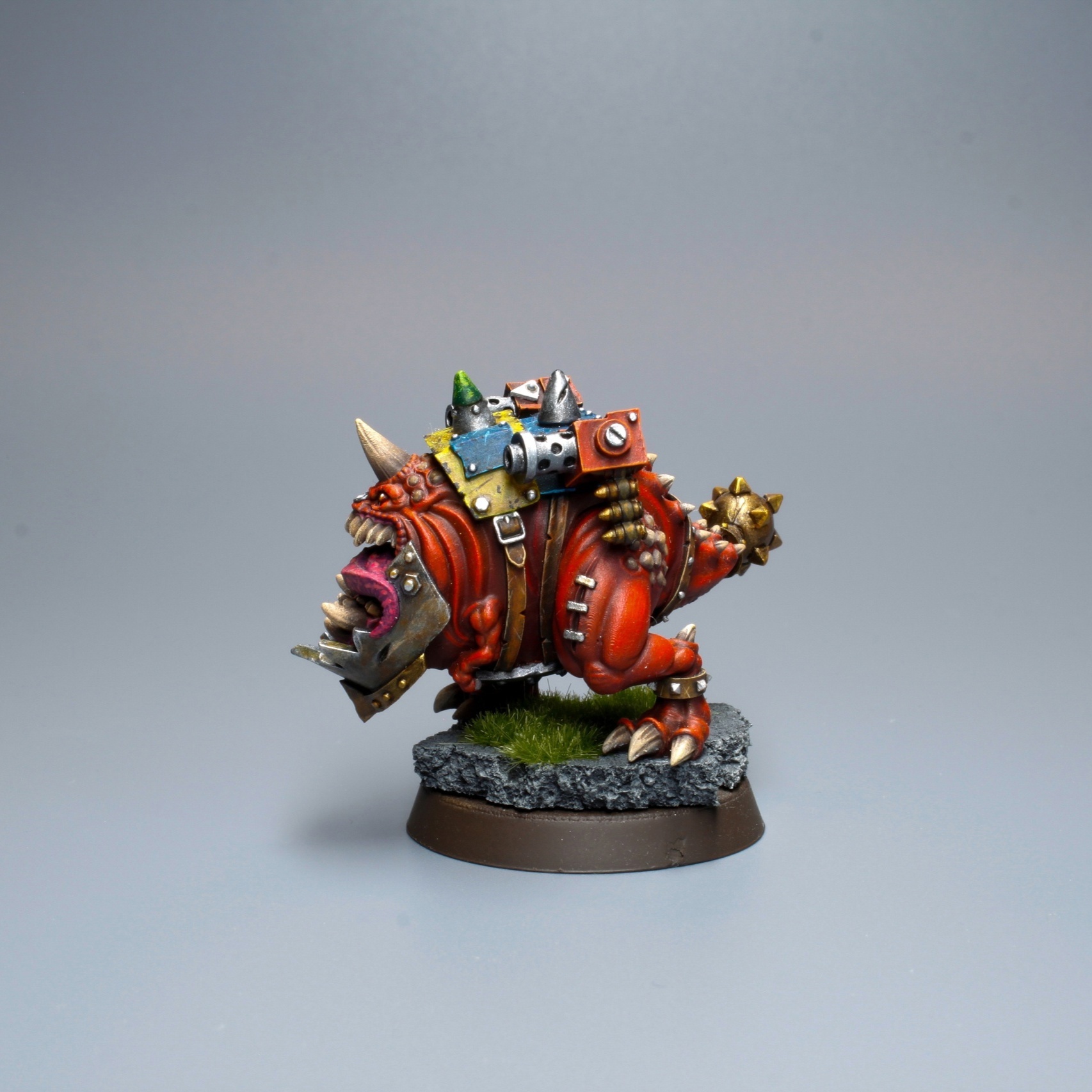 Squig, Artel W, re-uploaded with good light - My, Modeling, Warhammer, Painting miniatures, Painting, Wh miniatures, Longpost