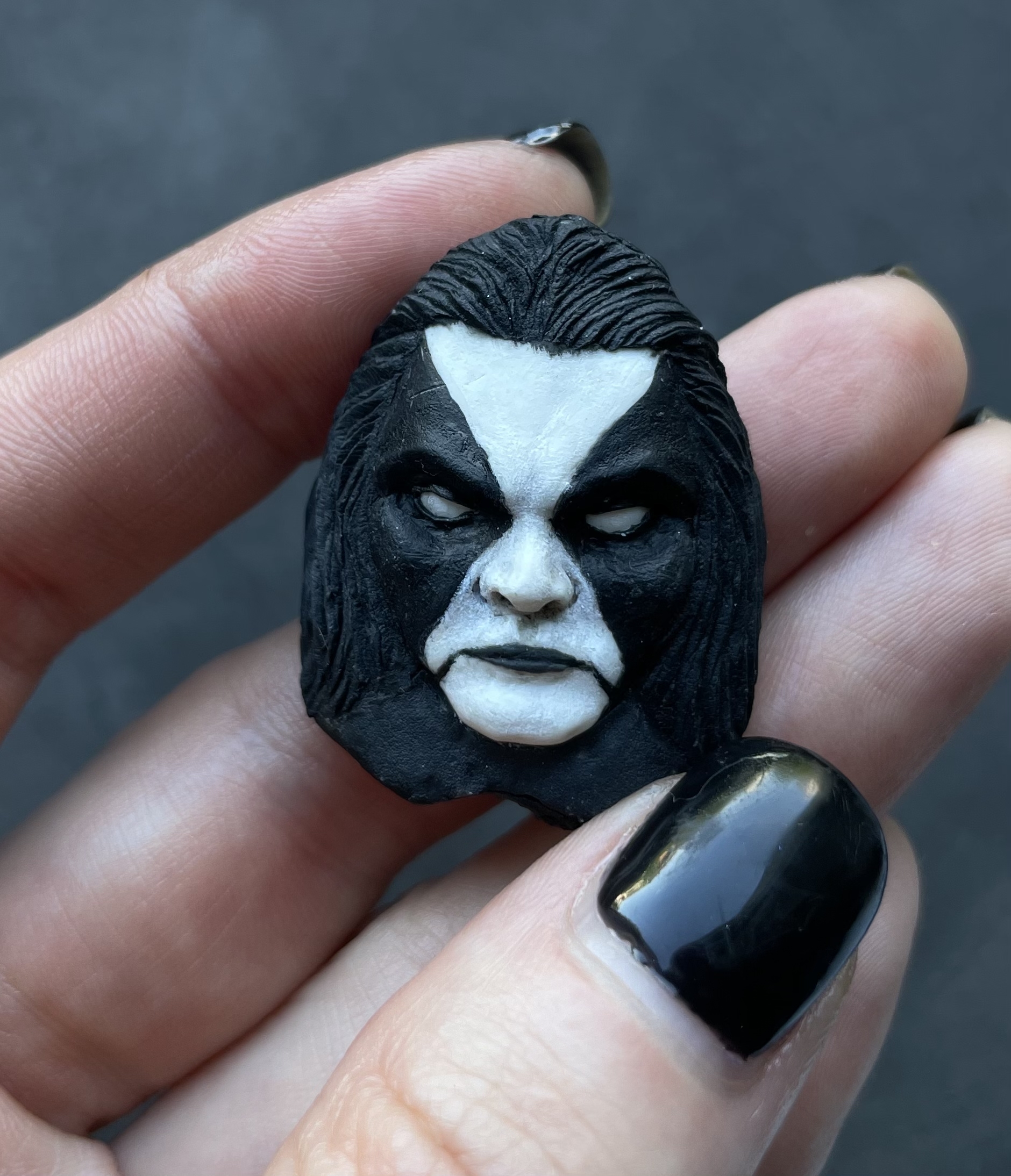 I made a brooch) - My, Abbot, Abbath, Immortal (black metal band), Longpost