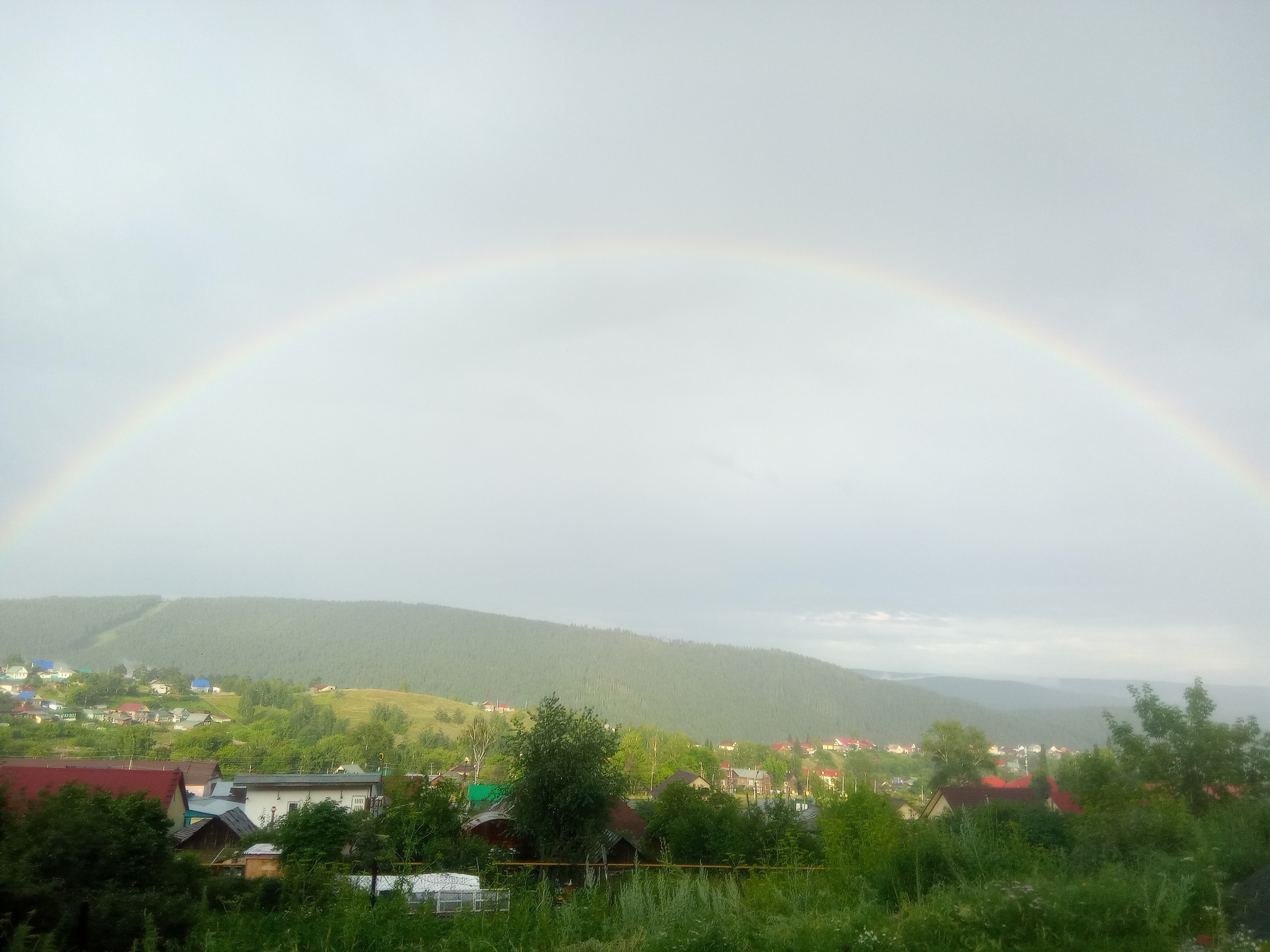 Rainbow))) - My, Rainbow, Mobile photography