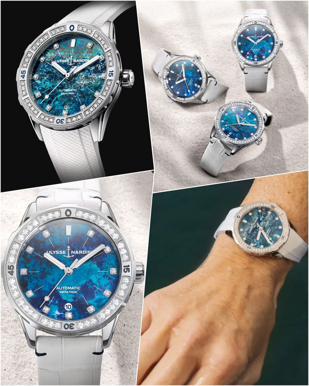 New limited edition Diver Atol from Ulysse Nardin - My, Collecting, Clock, Wrist Watch, Silver, Collection, Science and technology news, Women things, Women's Watches, Women's magazines, Chrysocolla, Accessories, Find, Summer