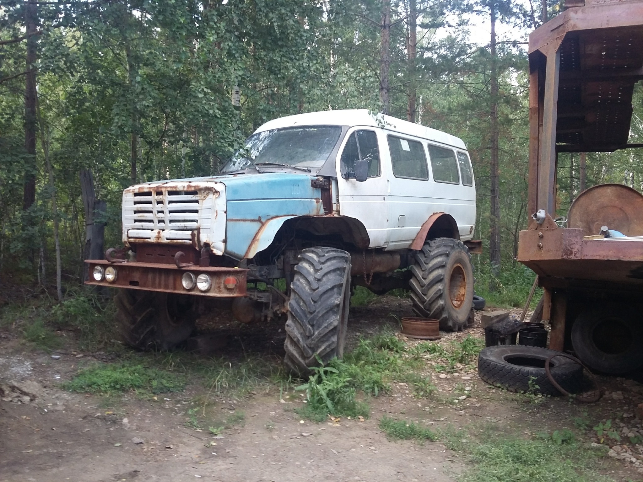 In the vastness of Baikal - My, Auto, Monster, Homemade, The photo