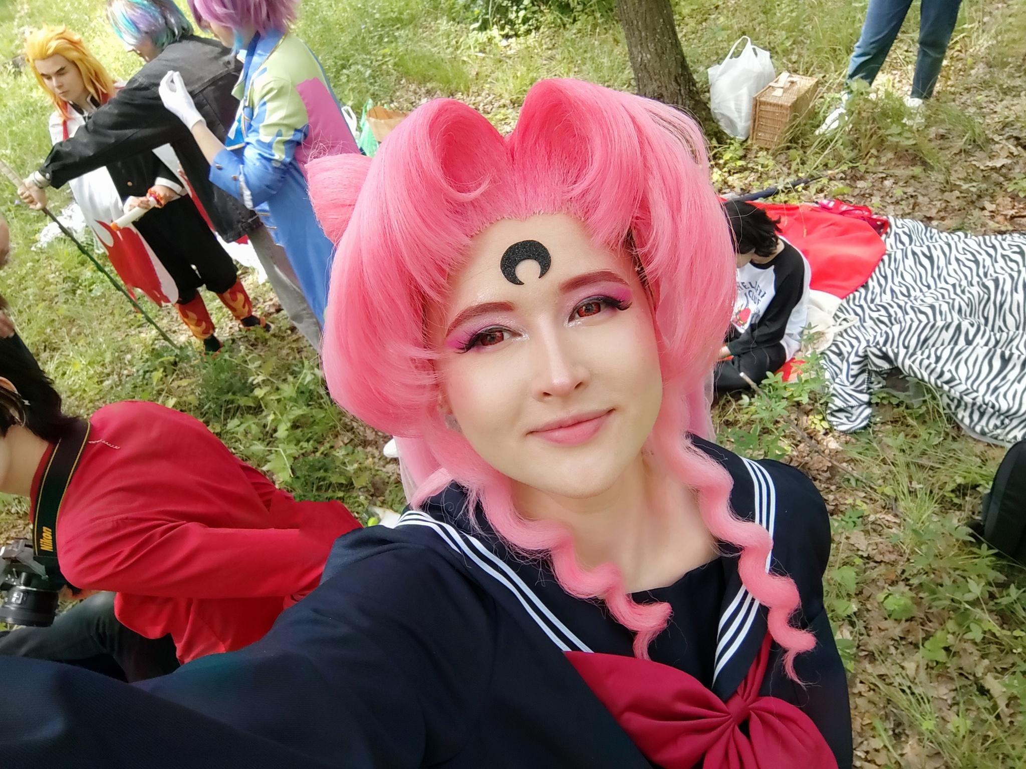 Давайте познакомимся поближе? - Моё, Косплей, Фотография, Живопись, Sailor Moon, Бесконечное лето (визуальная новелла), Длиннопост