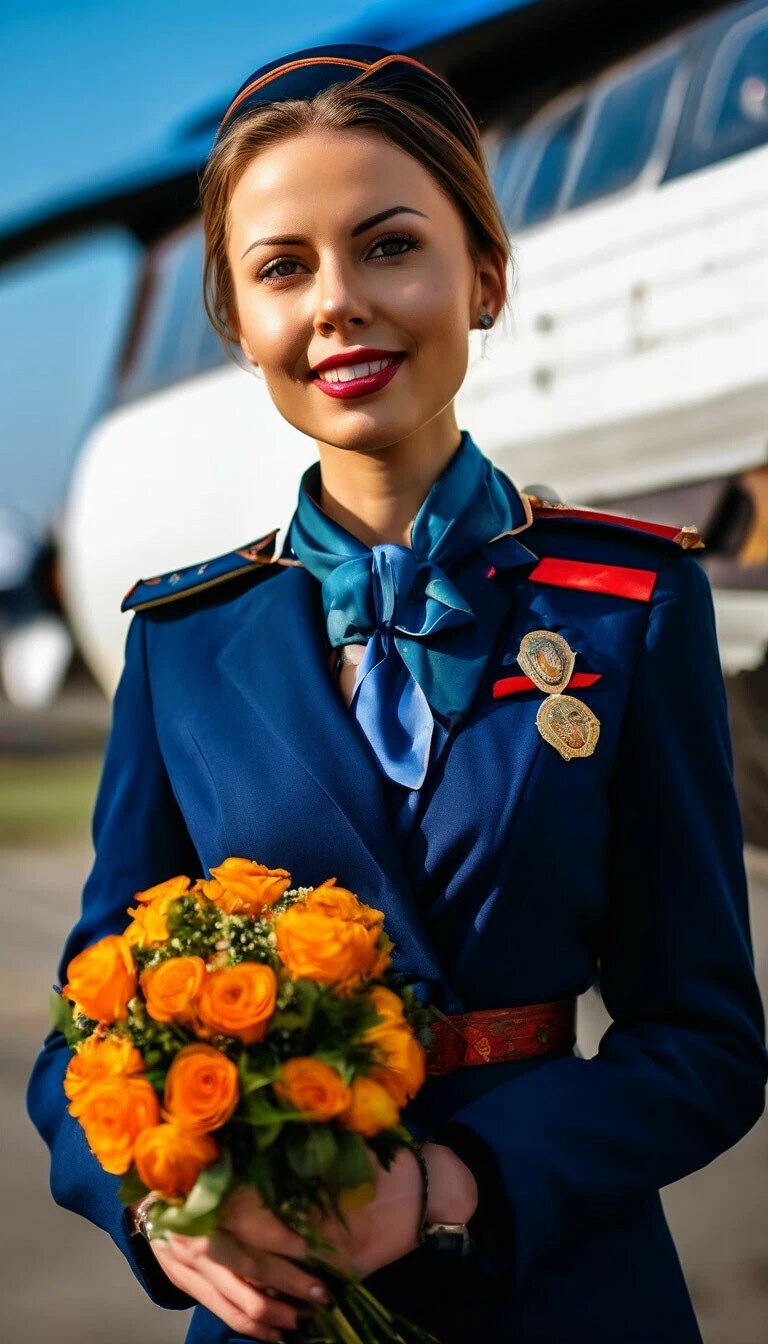 July 12 is World Flight Attendant Day - My, Aviation, civil Aviation, Flight attendant, Stewardess, The photo, Longpost