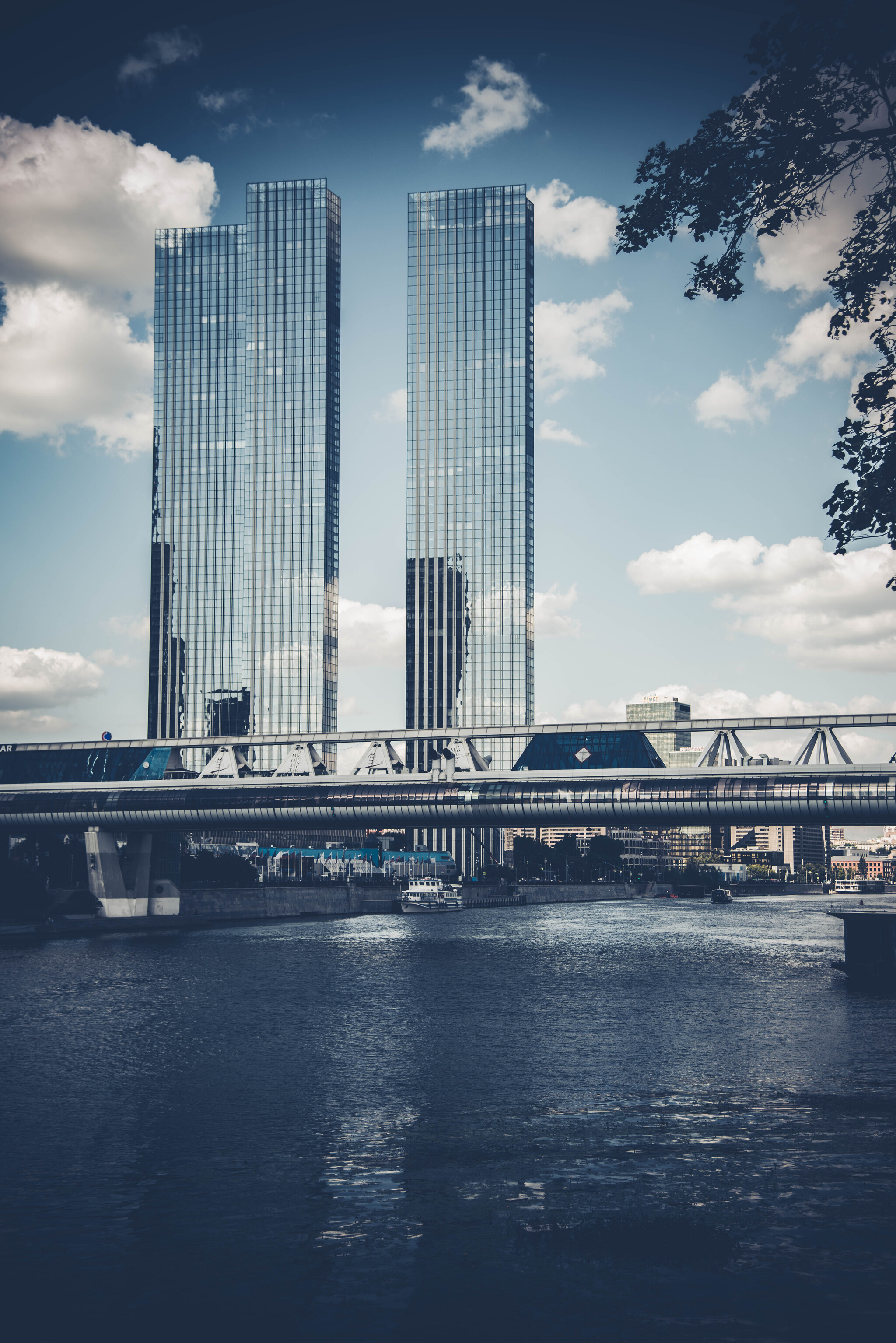 Moscow City - My, The photo, Moscow City, Moscow River, Ship, Building, Architecture