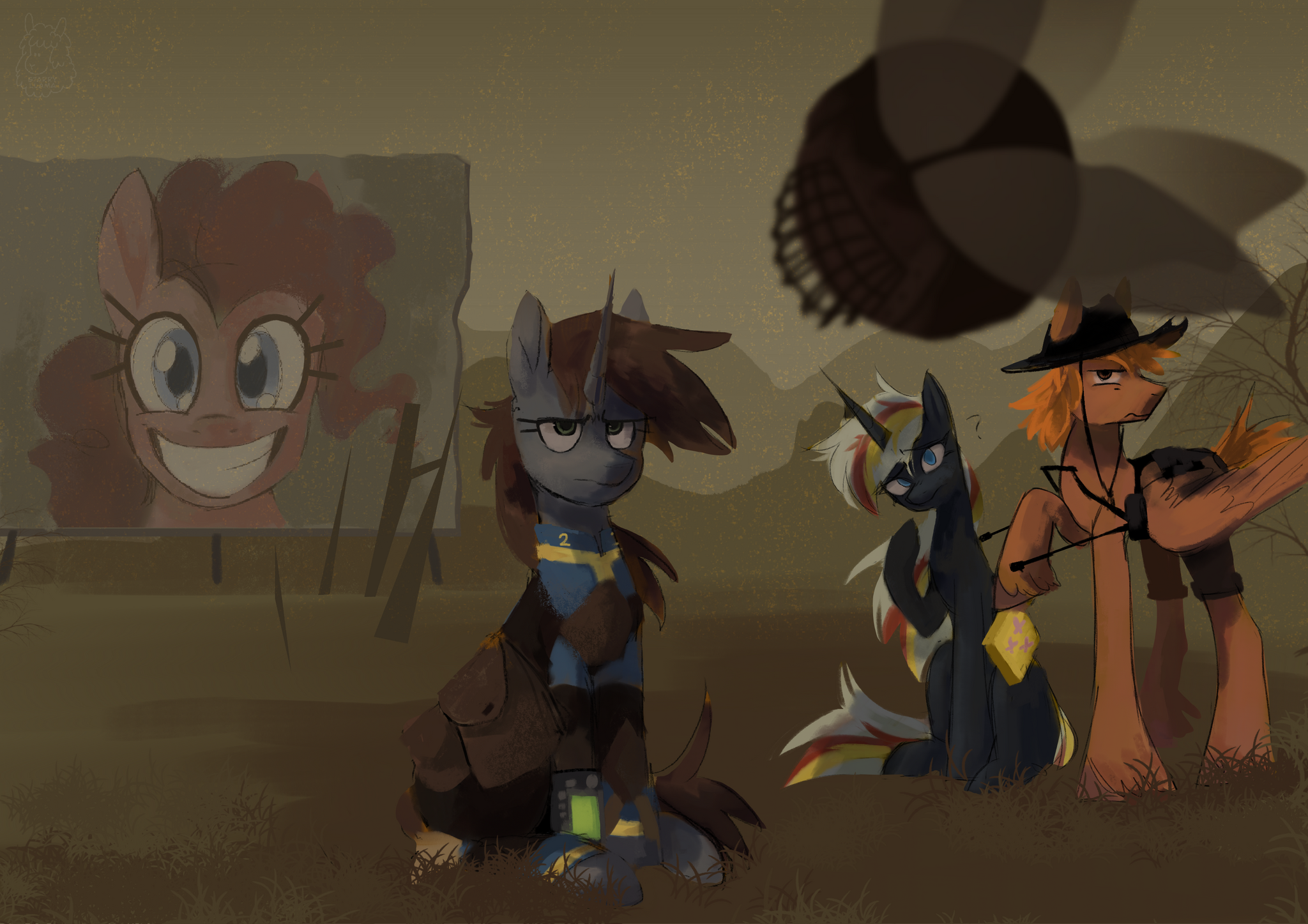 На просторах пустоши дружбу нужно ценить - My Little Pony, Littlepip, Calamity, Velvet Remedy, Fallout, Fallout: Equestria