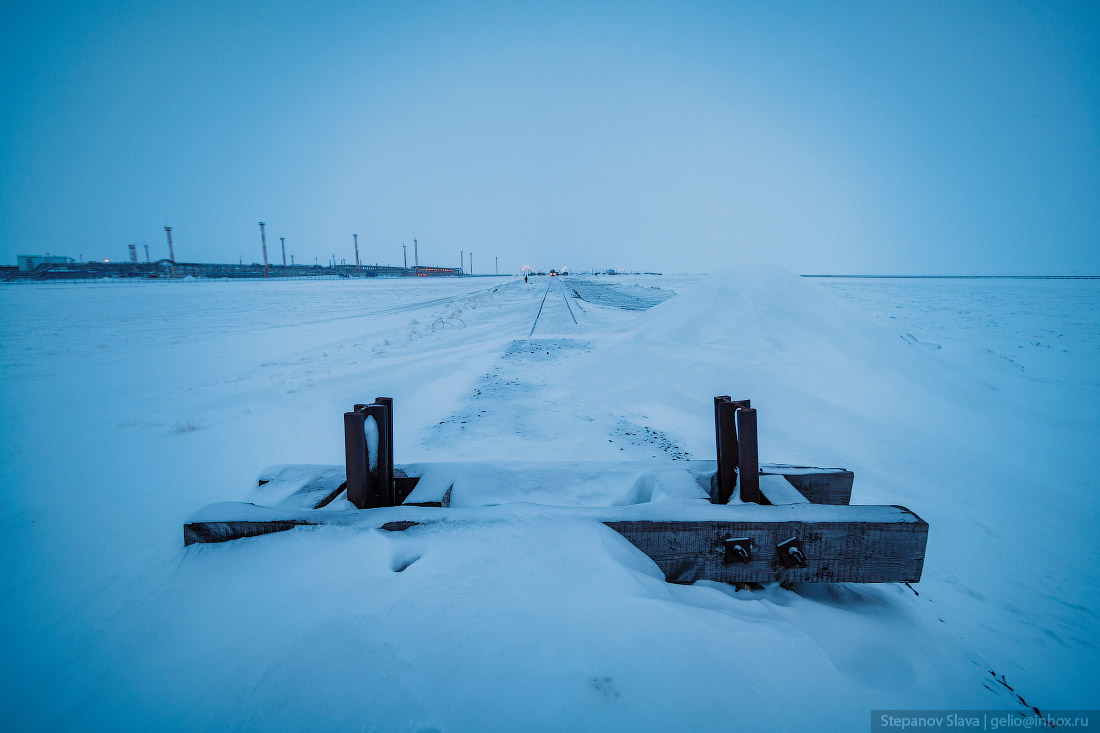 The northernmost railway in the world - Railway, Yamal, Labytnangi, Bovanenkovo, North, Gazprom, Tundra, Watch, Kara Sea, Longpost